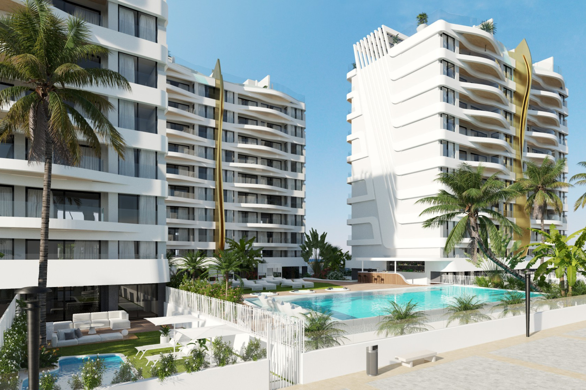 New Build - Apartment / flat -
La Manga Del Mar Menor - La Manga