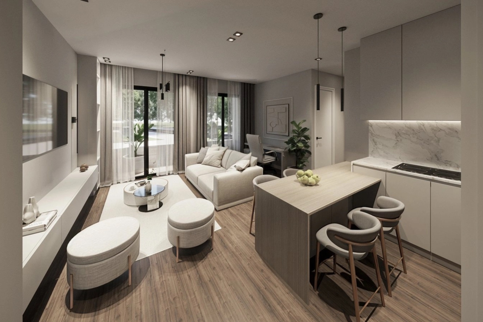 New Build - Apartment / flat -
Las Lagunas de Mijas