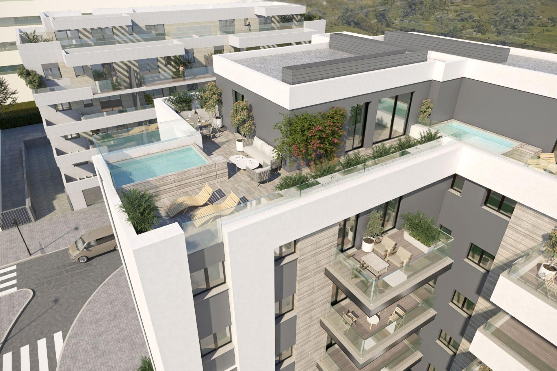 New Build - Apartment / flat -
Las Lagunas de Mijas