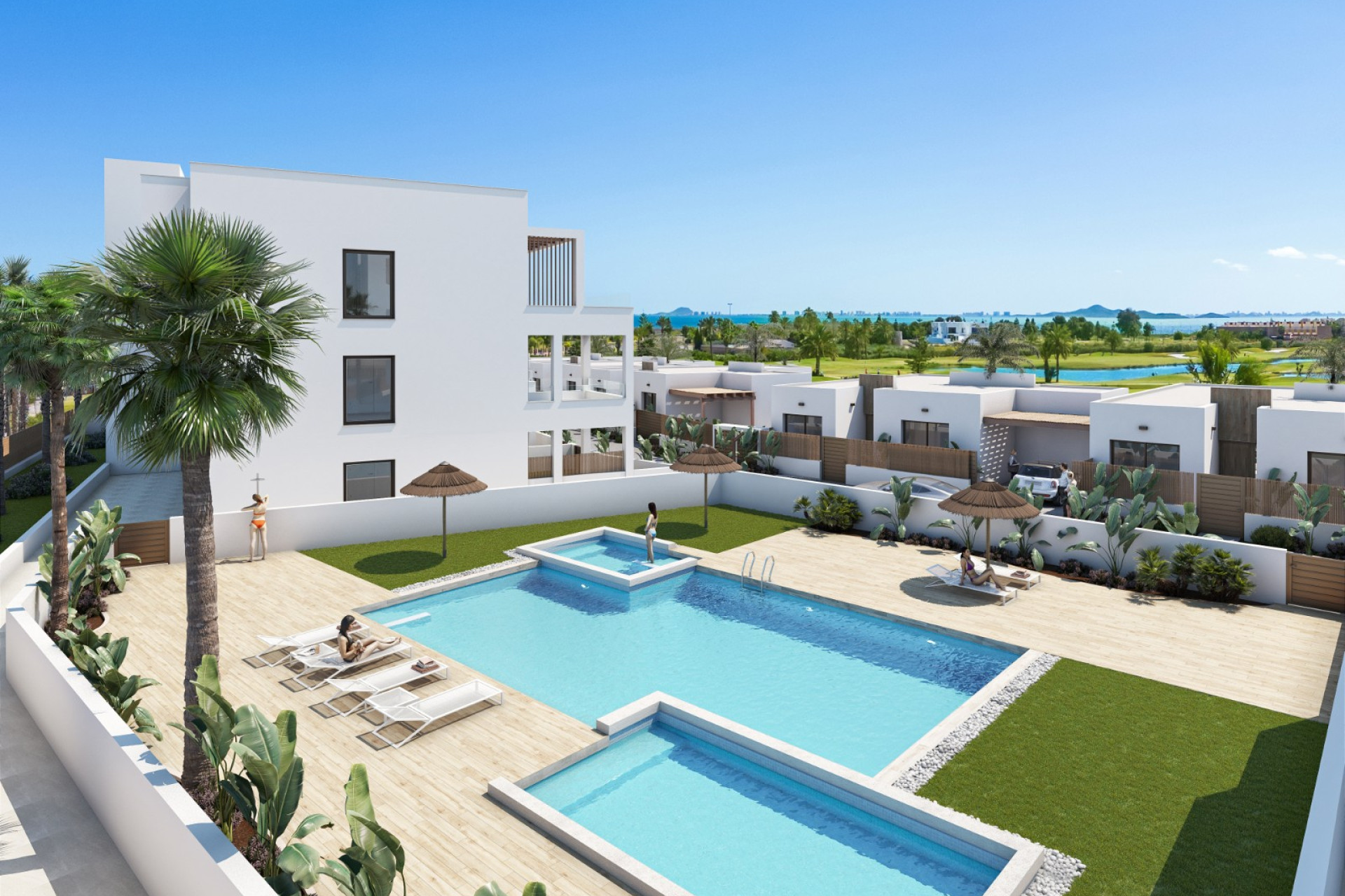 New Build - Apartment / flat -
Los Alcázares - Serena Golf