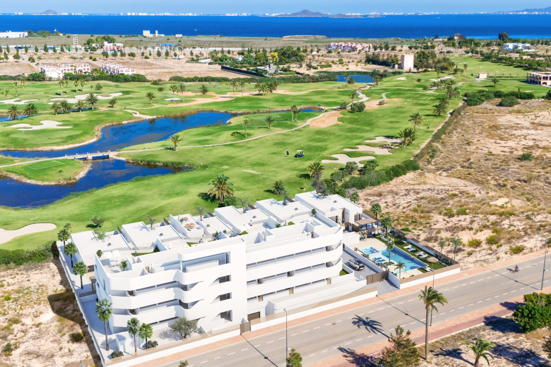 New Build - Apartment / flat -
Los Alcázares - Serena Golf