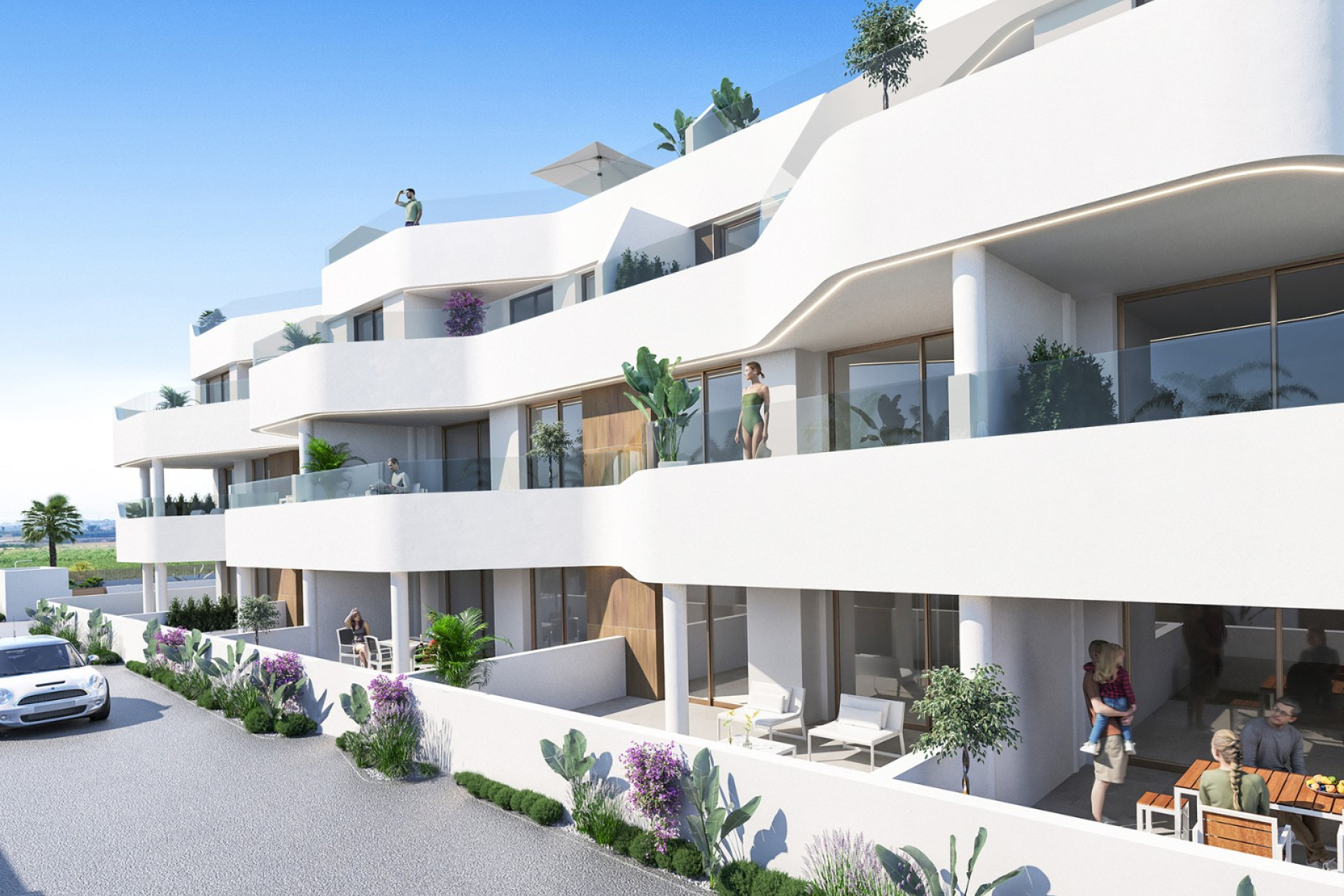 New Build - Apartment / flat -
Los Alcázares - Serena Golf