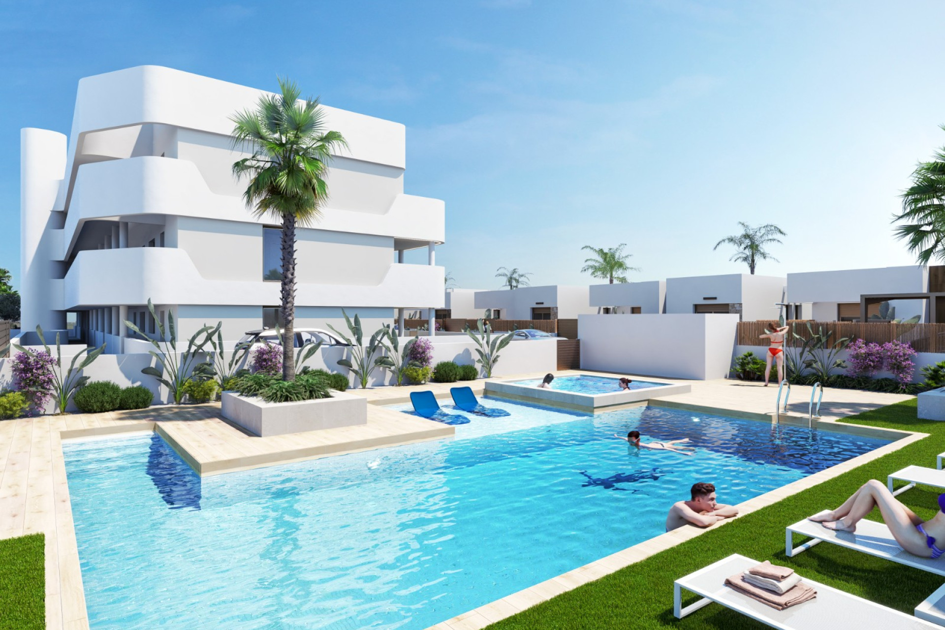 New Build - Apartment / flat -
Los Alcázares - Serena Golf