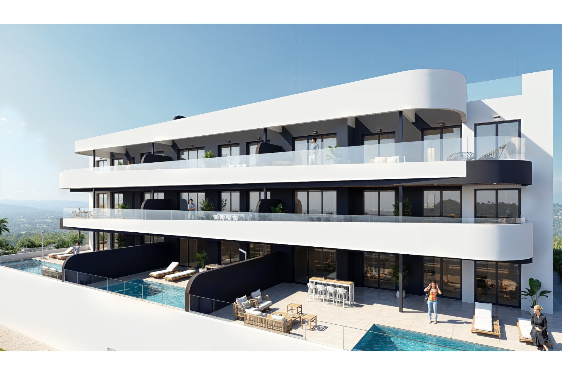 New Build - Apartment / flat -
Los Alcázares - Serena Golf