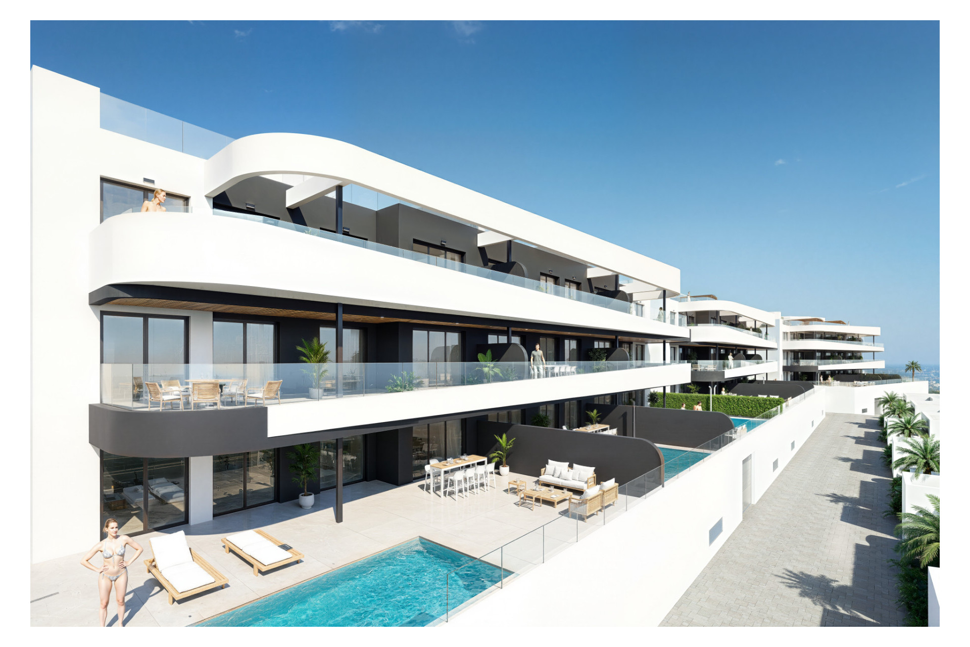 New Build - Apartment / flat -
Los Alcázares - Serena Golf