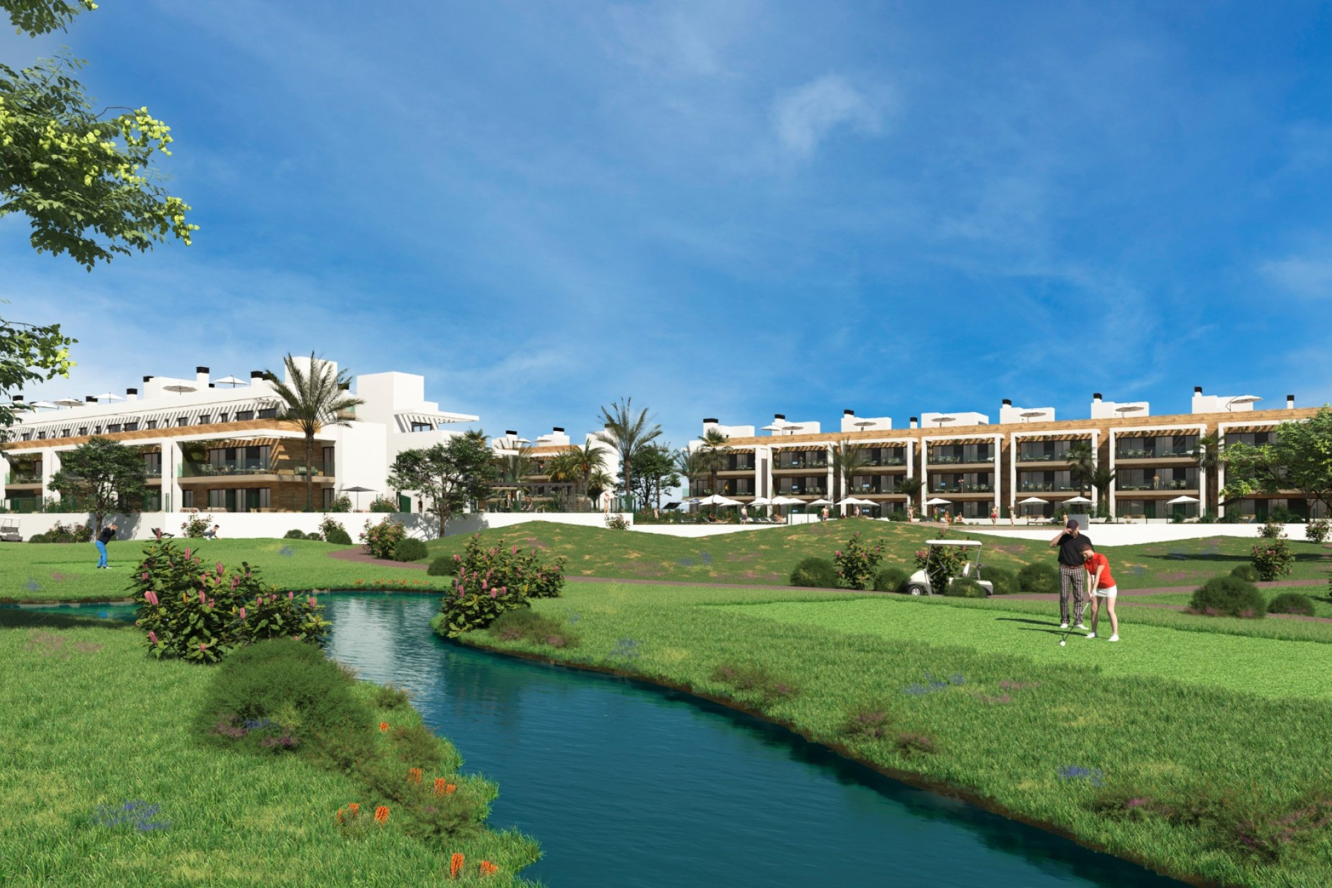 New Build - Apartment / flat -
Los Alcázares - Serena Golf