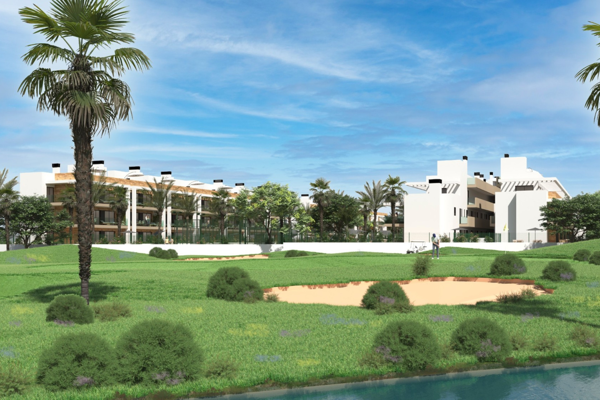 New Build - Apartment / flat -
Los Alcázares - Serena Golf