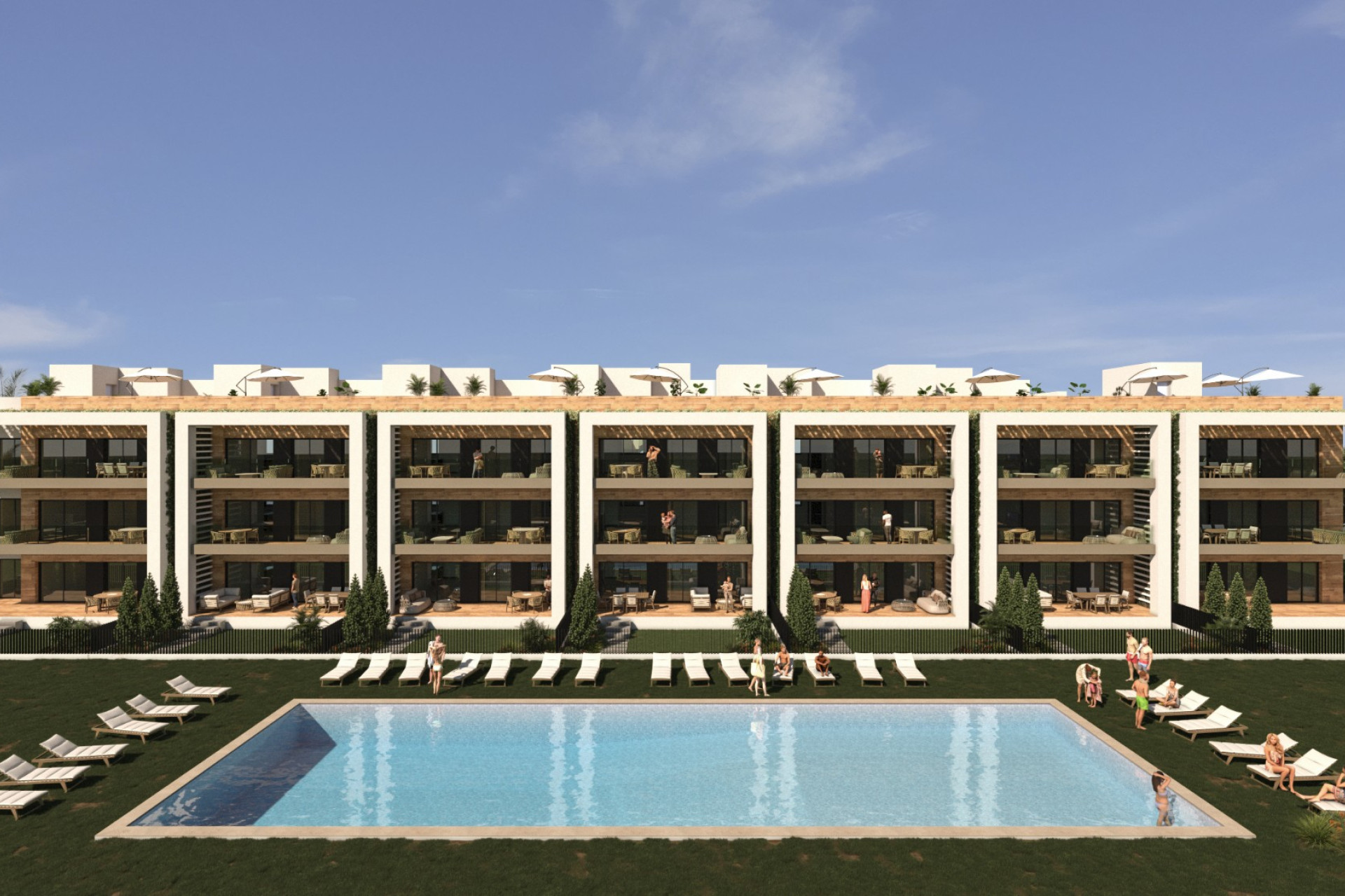 New Build - Apartment / flat -
Los Alcázares - Serena Golf