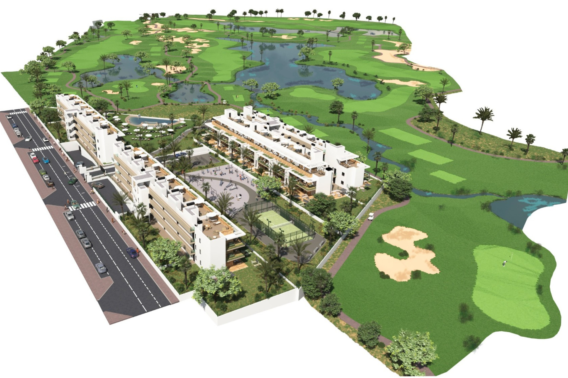 New Build - Apartment / flat -
Los Alcázares - Serena Golf