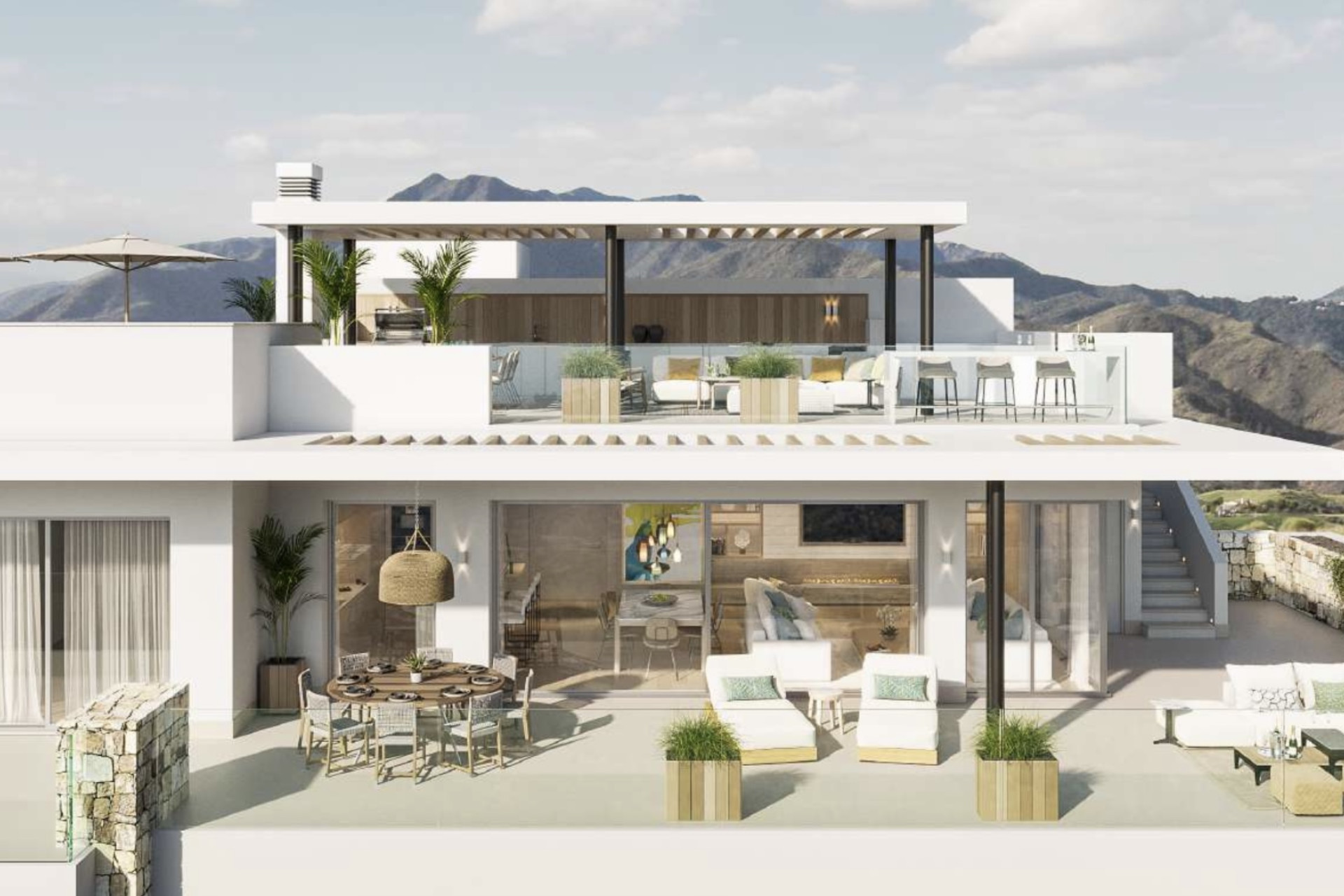 New Build - Apartment / flat -
Ojén