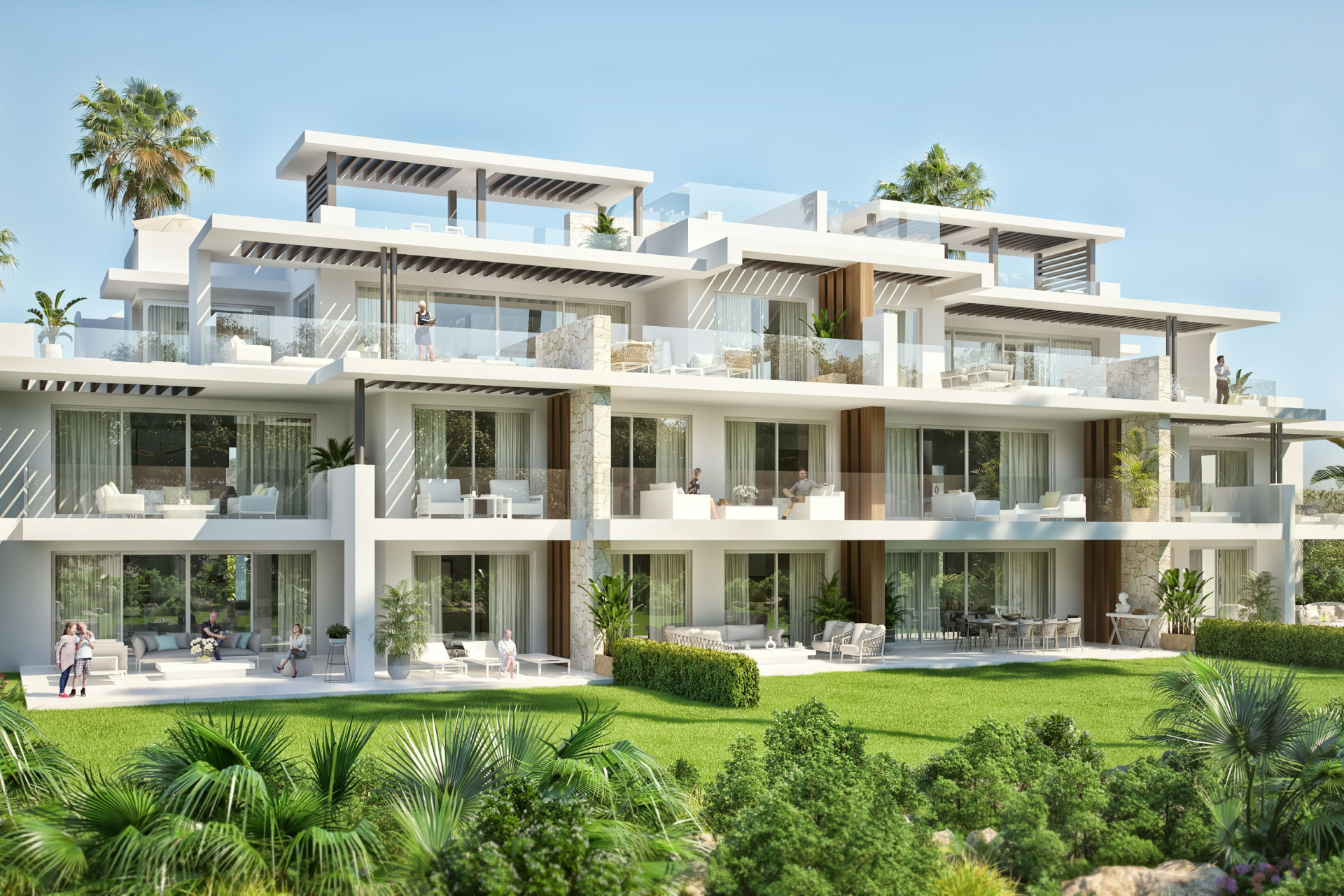 New Build - Apartment / flat -
Ojén