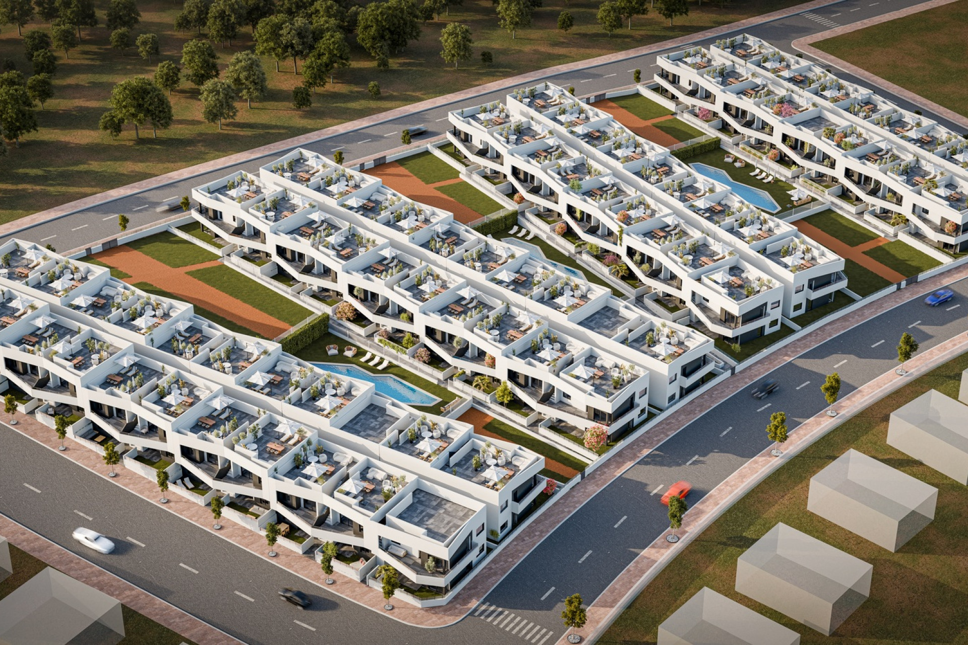 Nieuwbouw Woningen - Bungalow -
San Miguel de Salinas