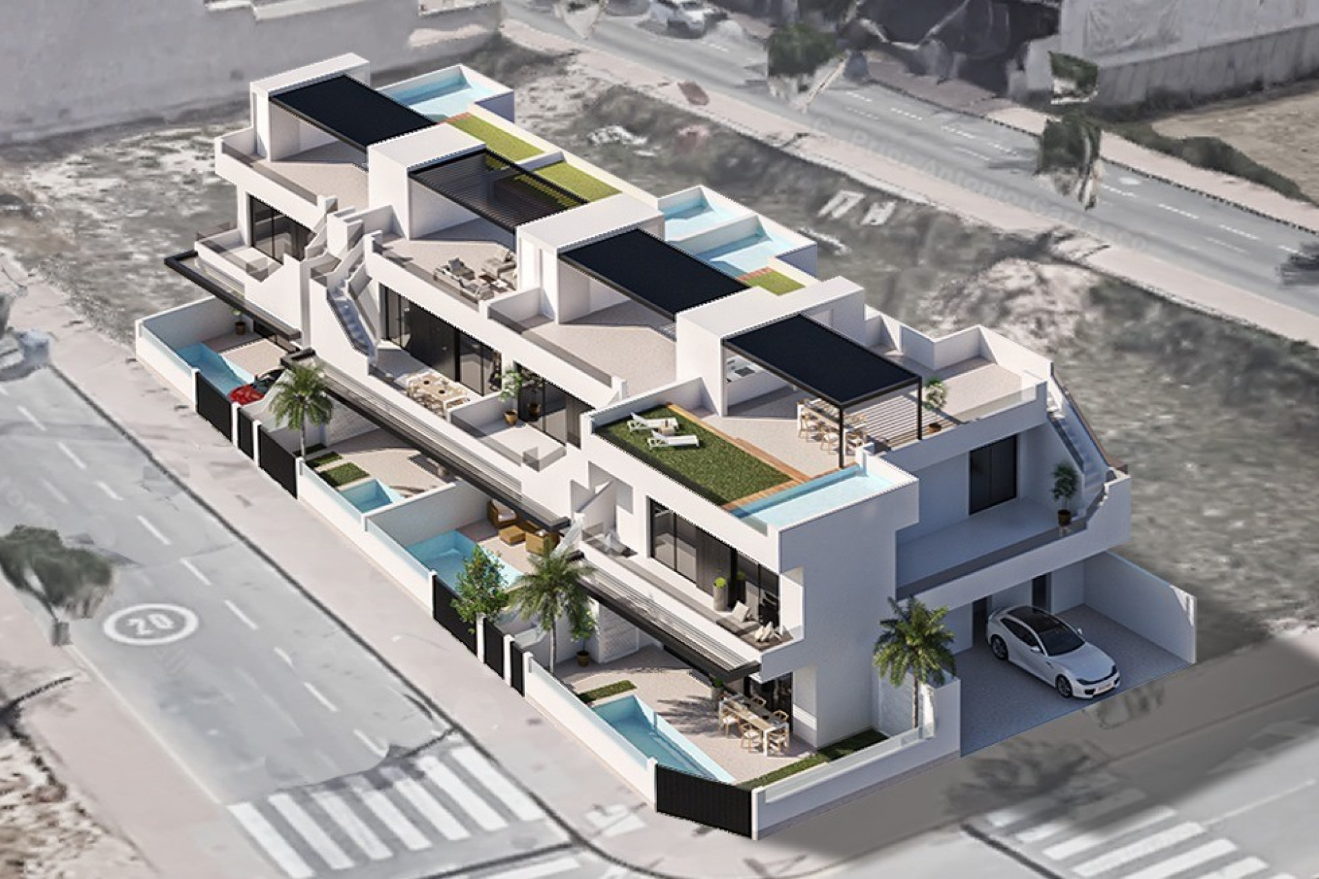 Nieuwbouw Woningen - Bungalow -
San Pedro del   Pinatar - San Pedro del Pinatar 