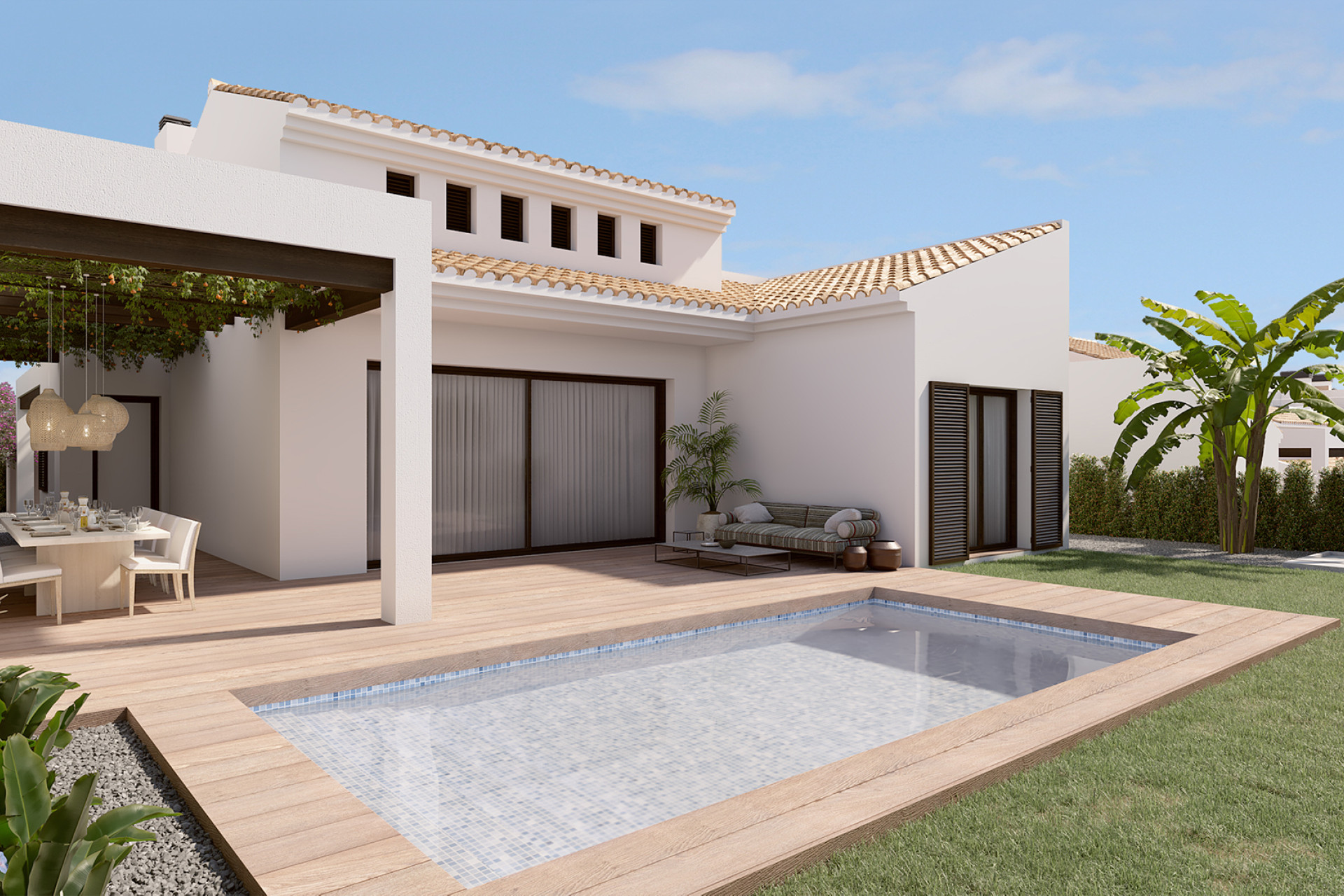 Nieuwbouw Woningen - low-bungalow -
Algorfa