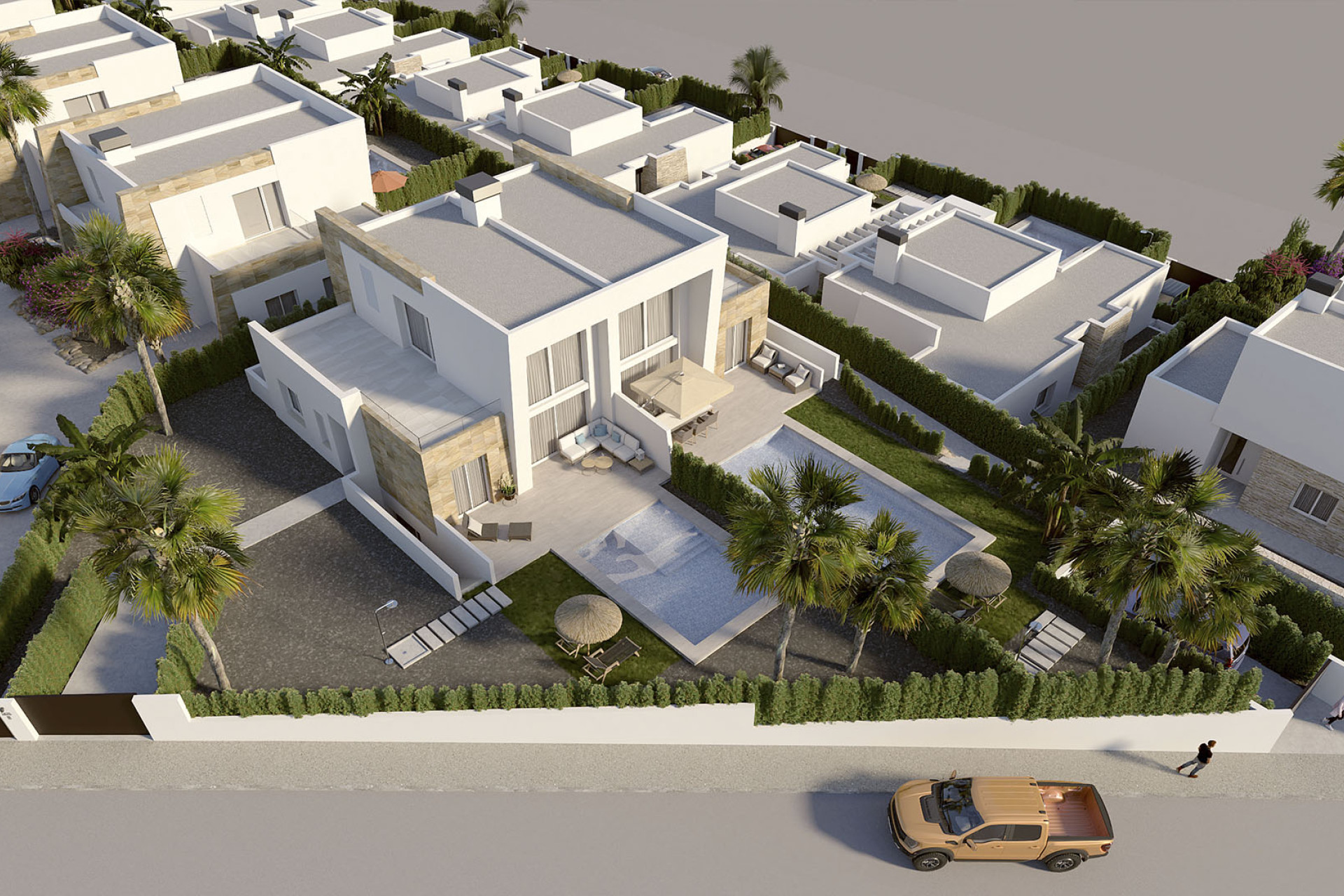 Nieuwbouw Woningen - low-bungalow -
Algorfa