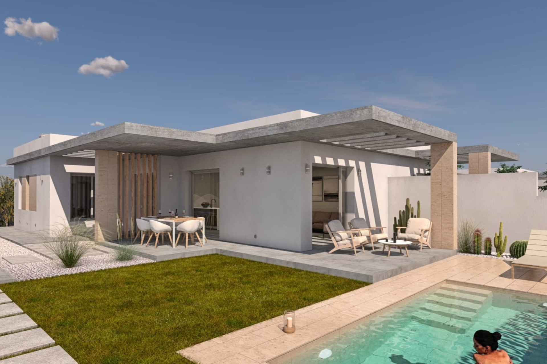 Nieuwbouw Woningen - Villa / Halfvrijstaand -
San Javier - Santiago de la Ribera