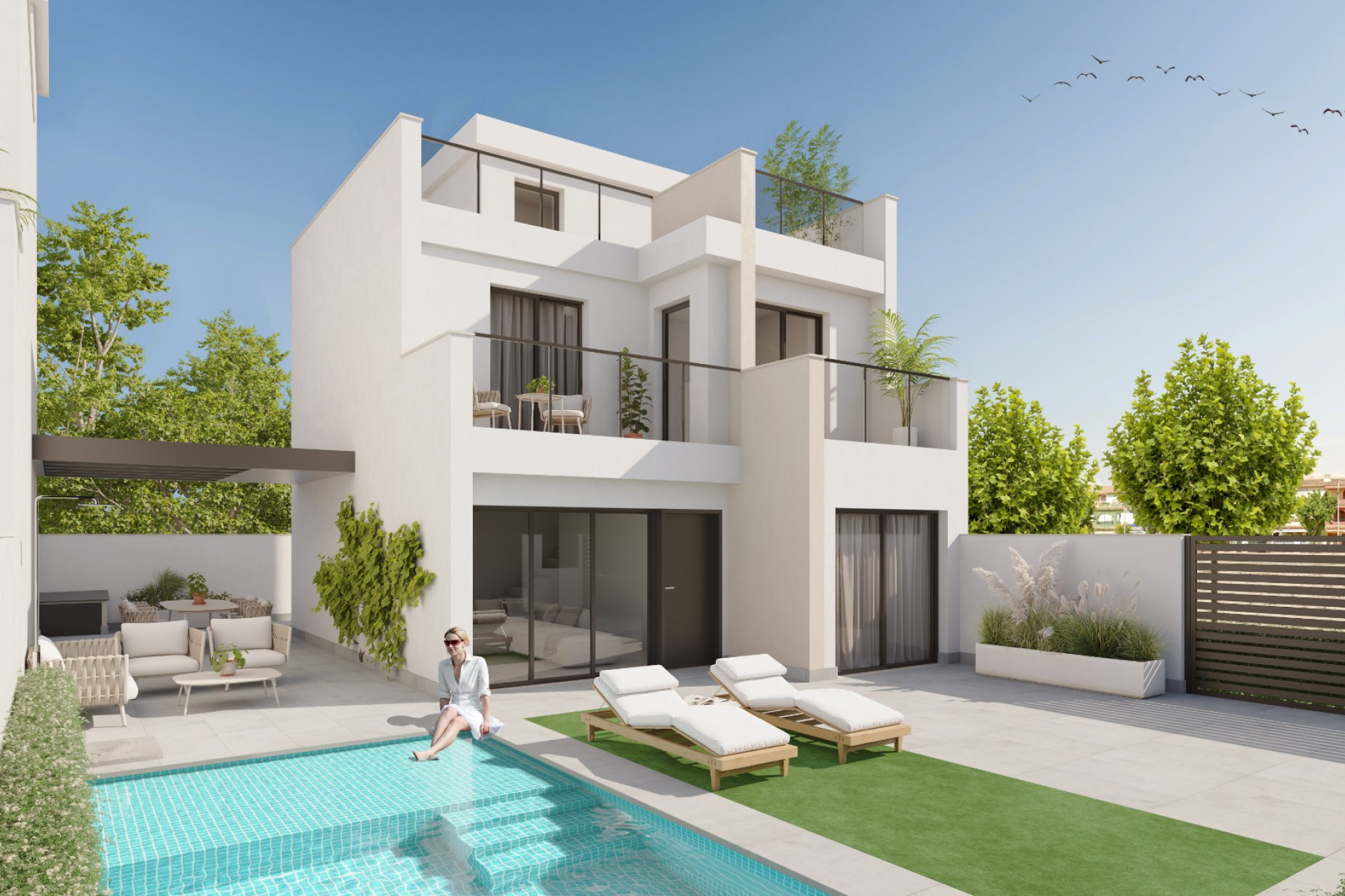 Nieuwbouw Woningen - Villa -
Los Alcázares - Los Narejos