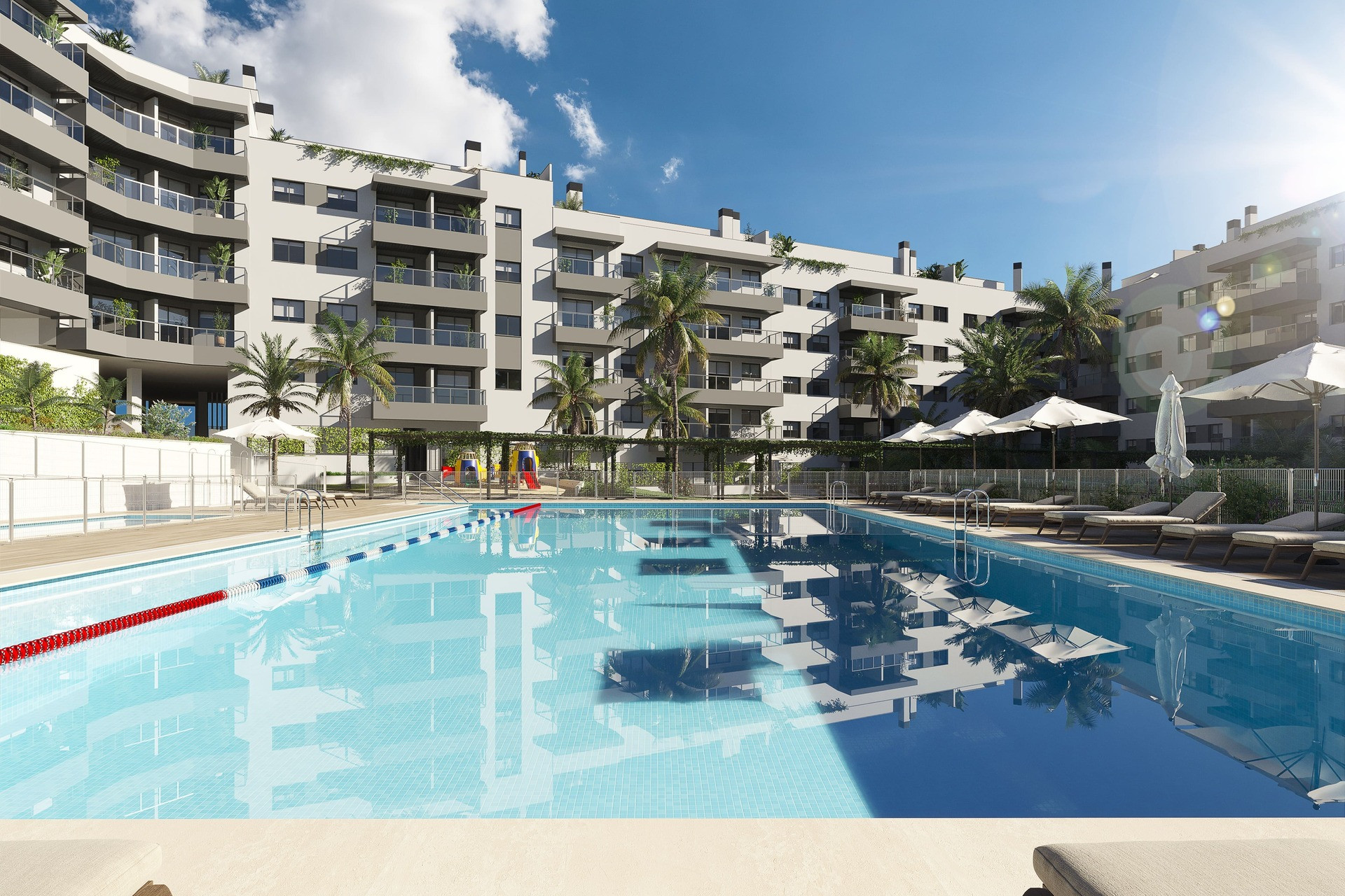 Nouvelle construction - apartment -
Las Lagunas de Mijas