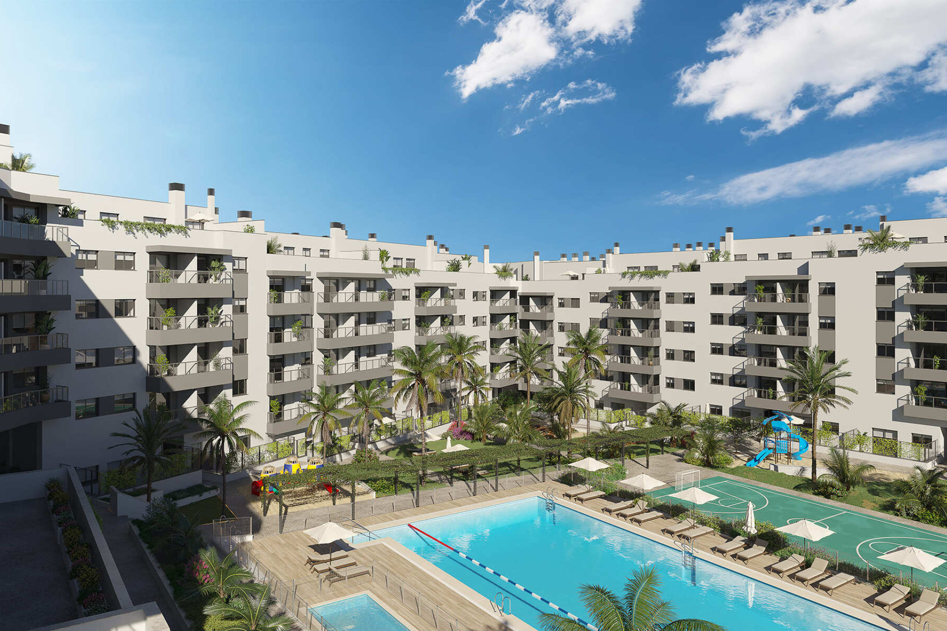 Nouvelle construction - apartment -
Las Lagunas de Mijas