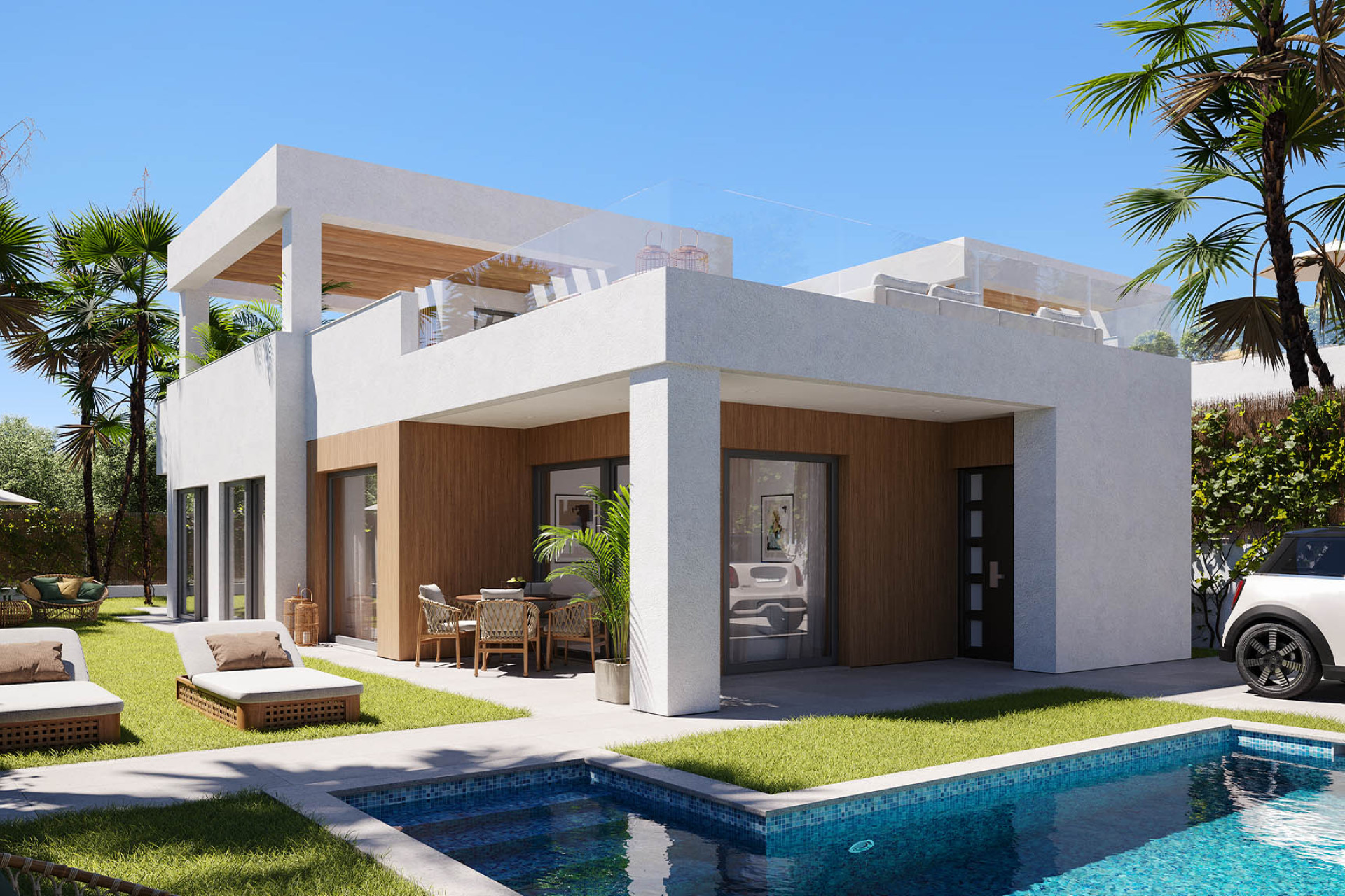 Nouvelle construction - detached -
Golf Bahía