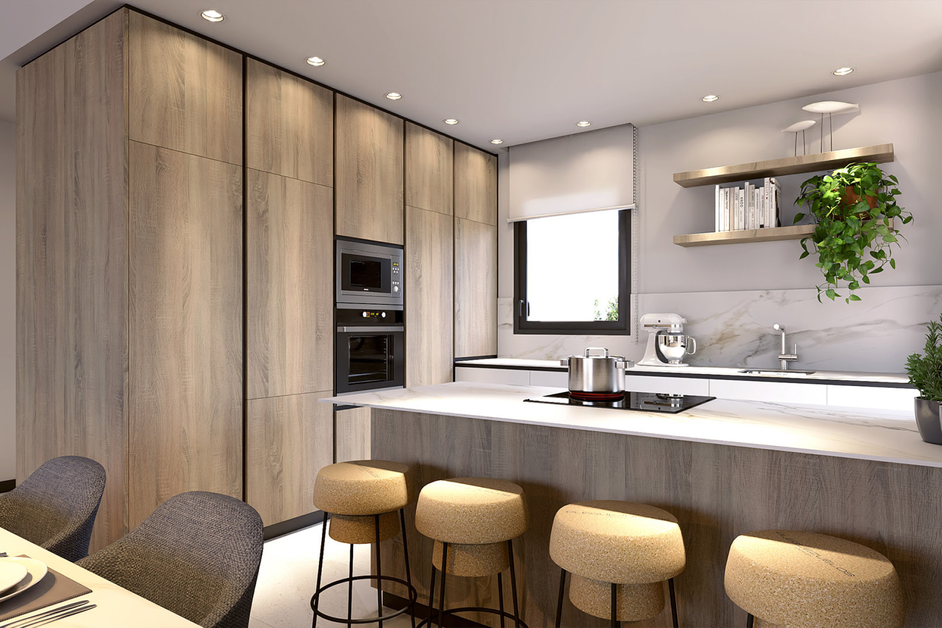 Nouvelle construction - Maison de ville -
Algorfa