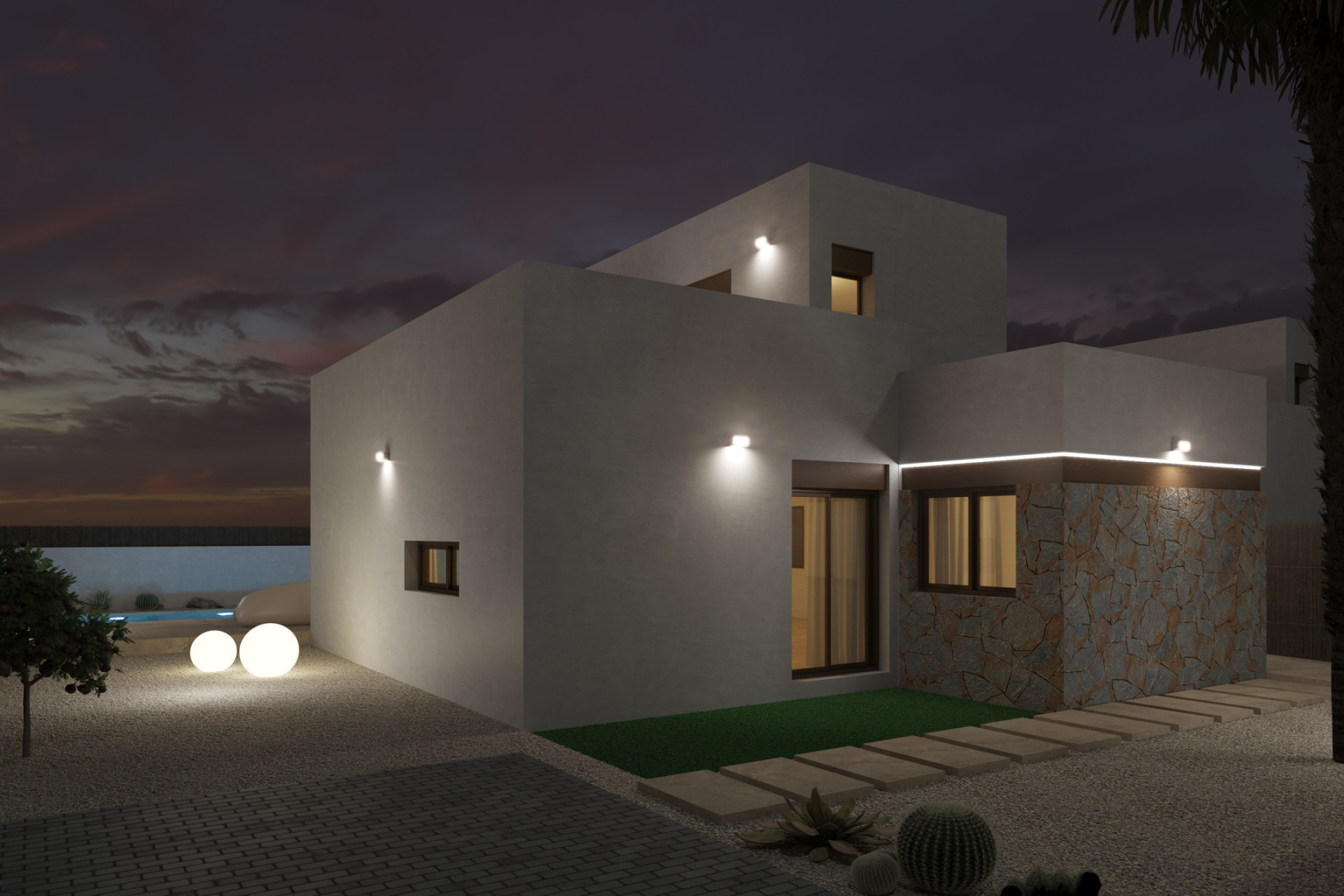 Nouvelle construction - Maison de ville -
Algorfa