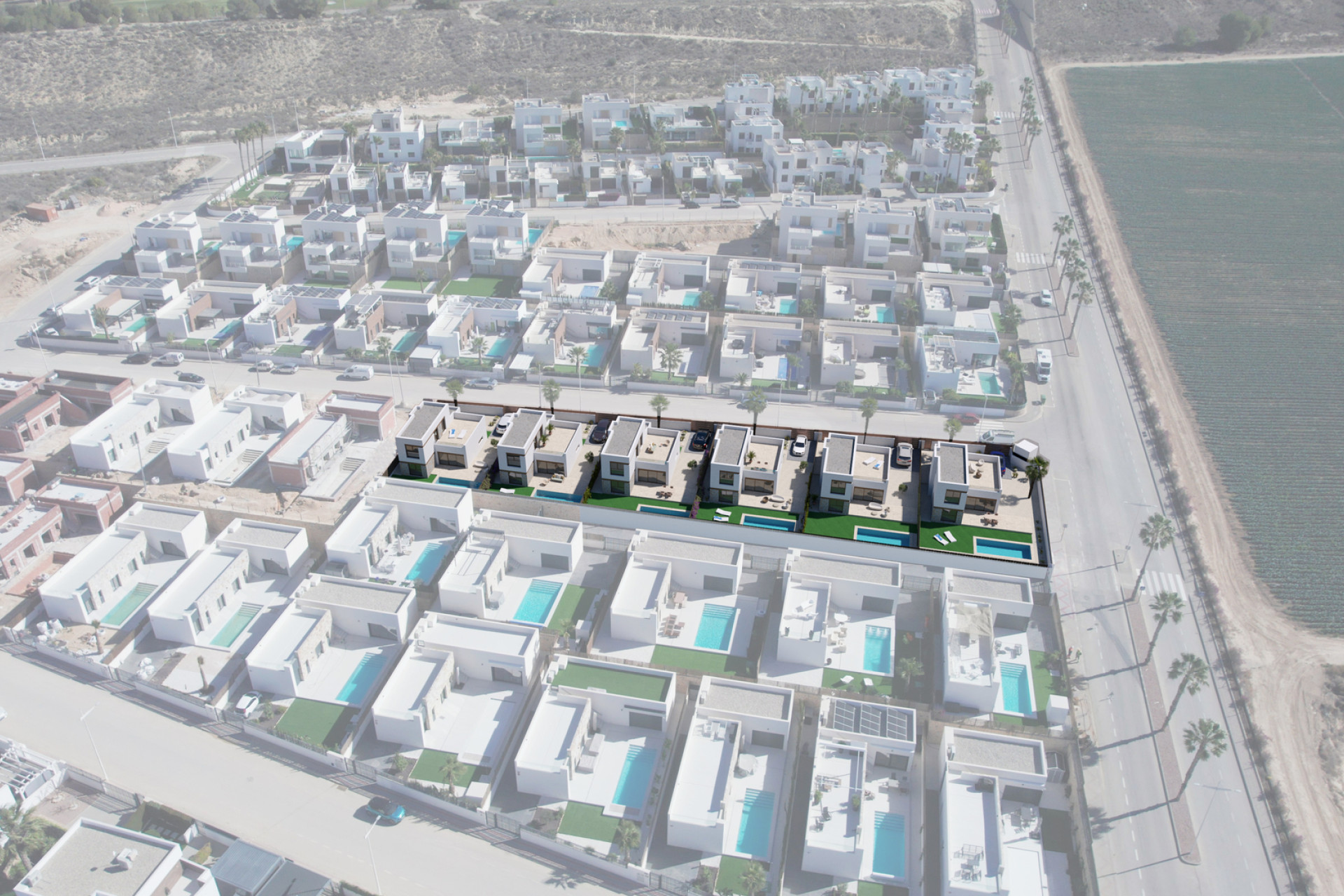 Nouvelle construction - Maison de ville -
Algorfa