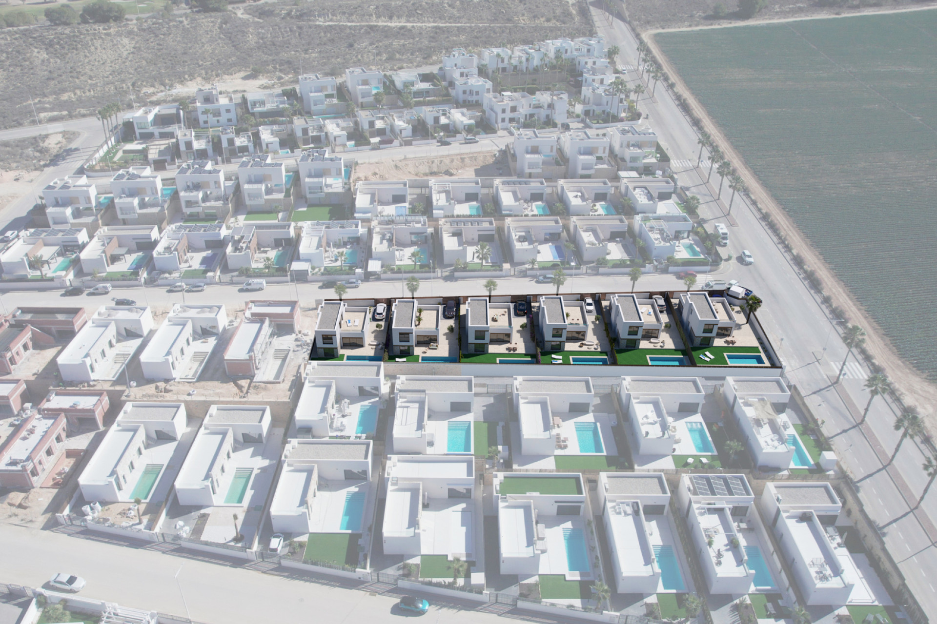 Nouvelle construction - Maison de ville -
Algorfa