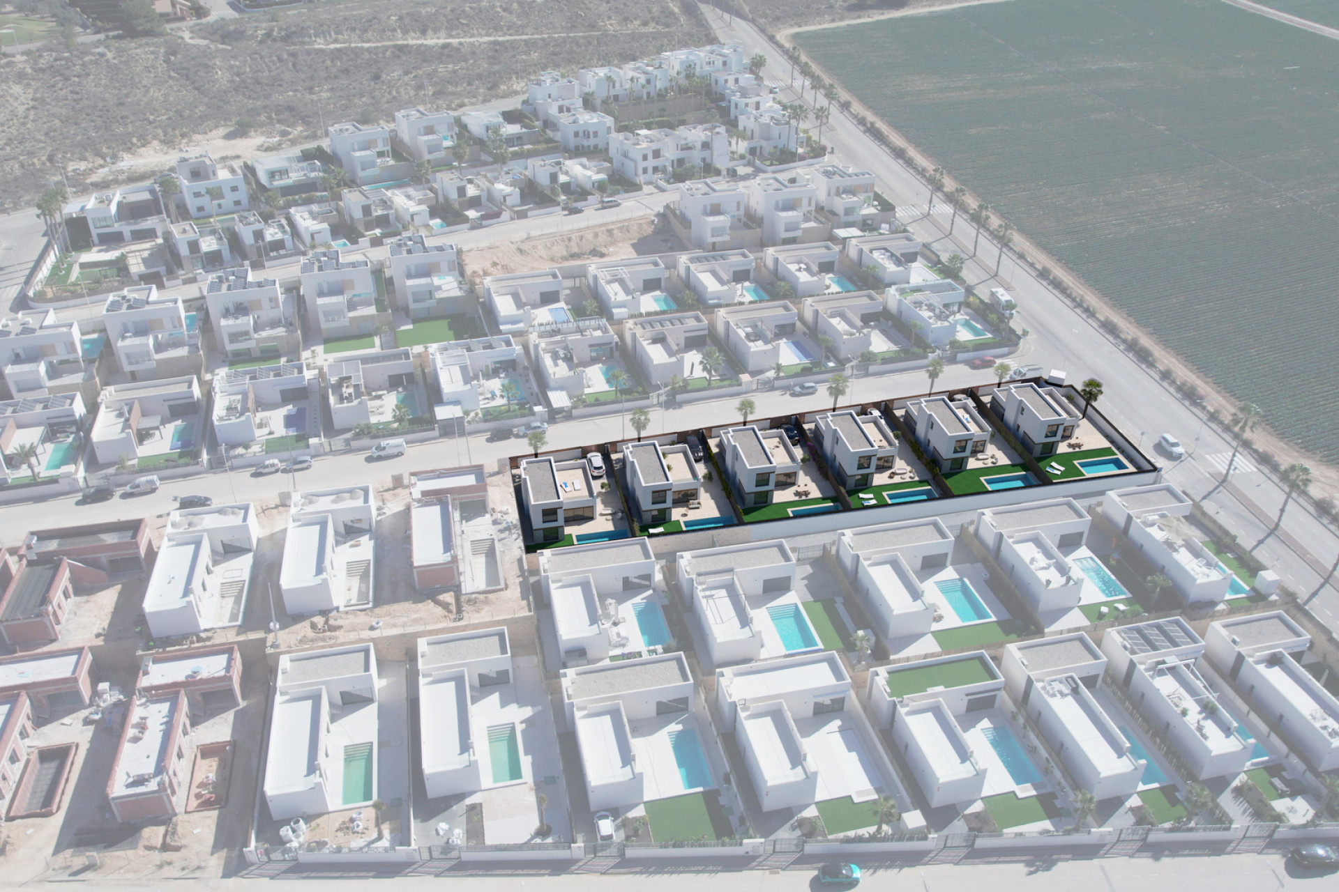 Nouvelle construction - Maison de ville -
Algorfa