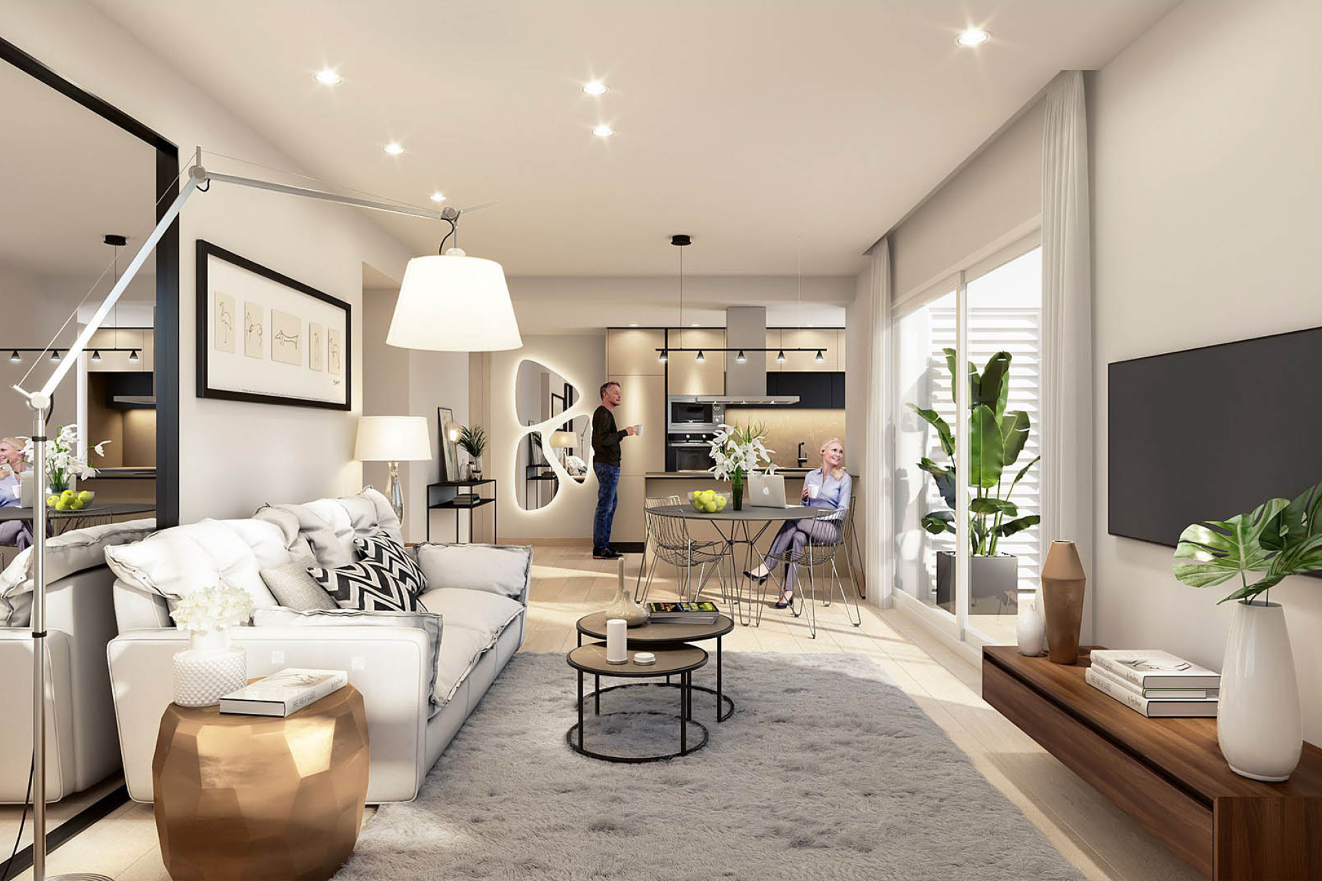 Новое здание - Квартира / квартира -
Algorfa