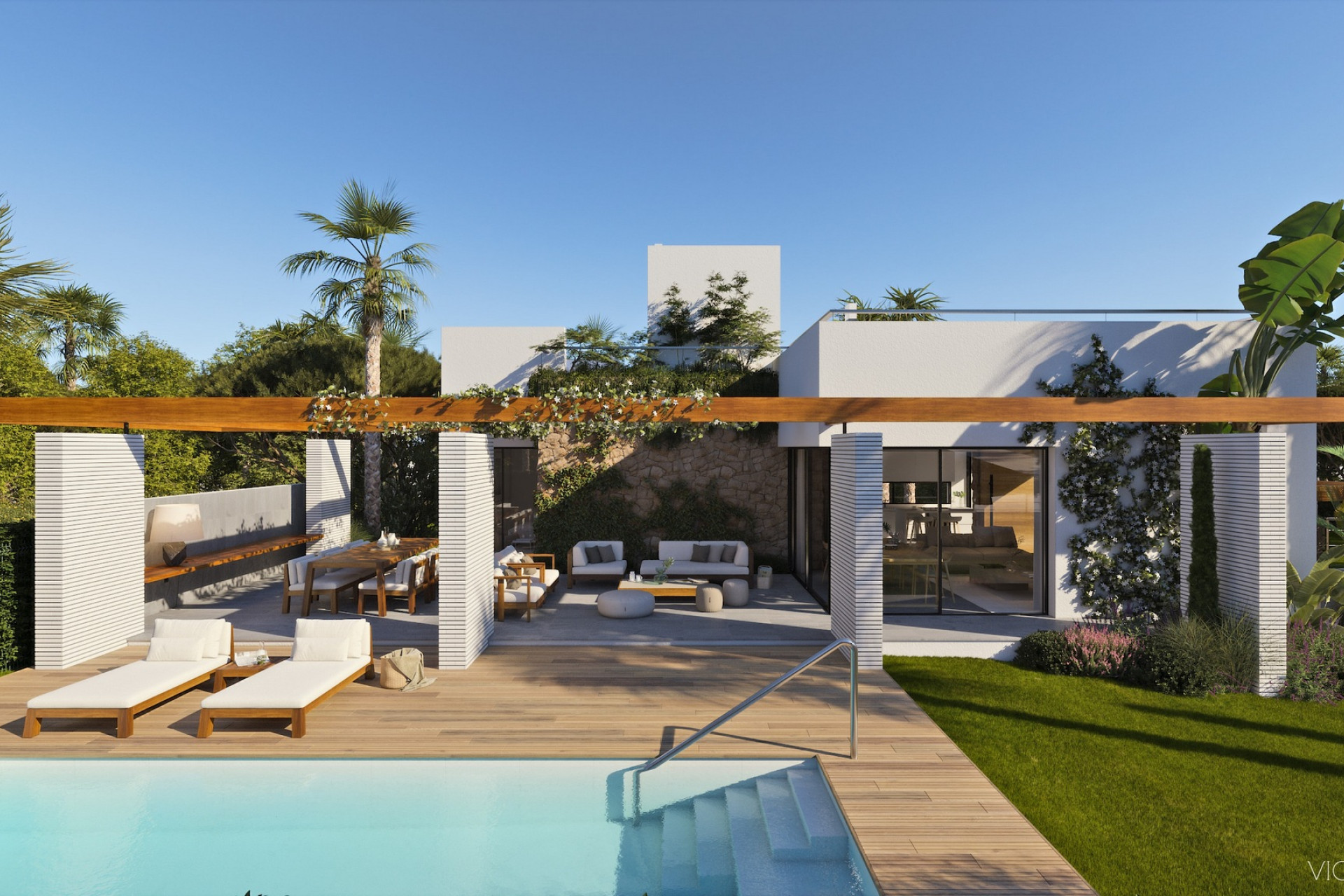 Новое здание - Villa -
Dehesa de Campoamor