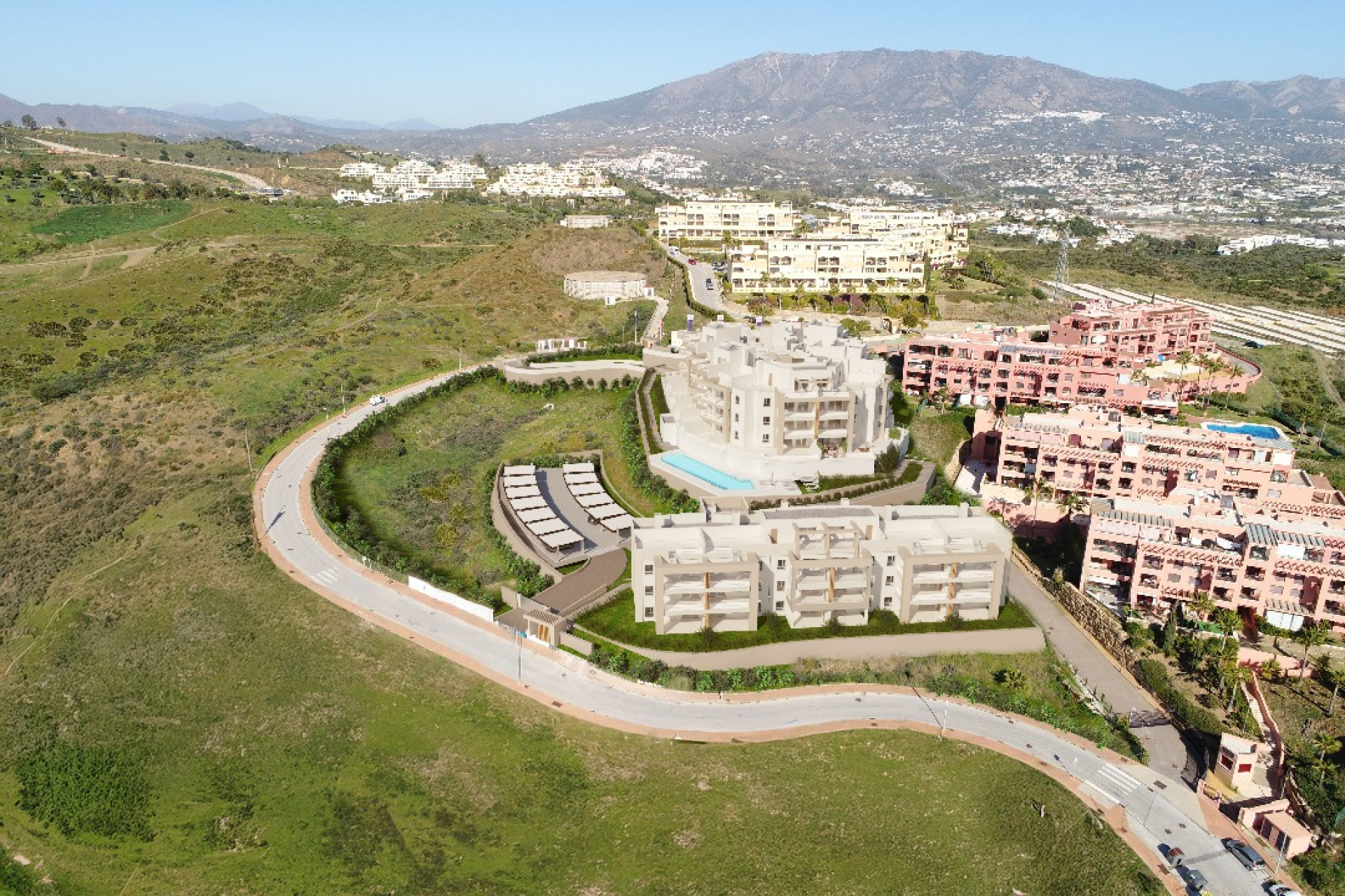 Nybyggnation - Takvåning -
Las Lagunas de Mijas