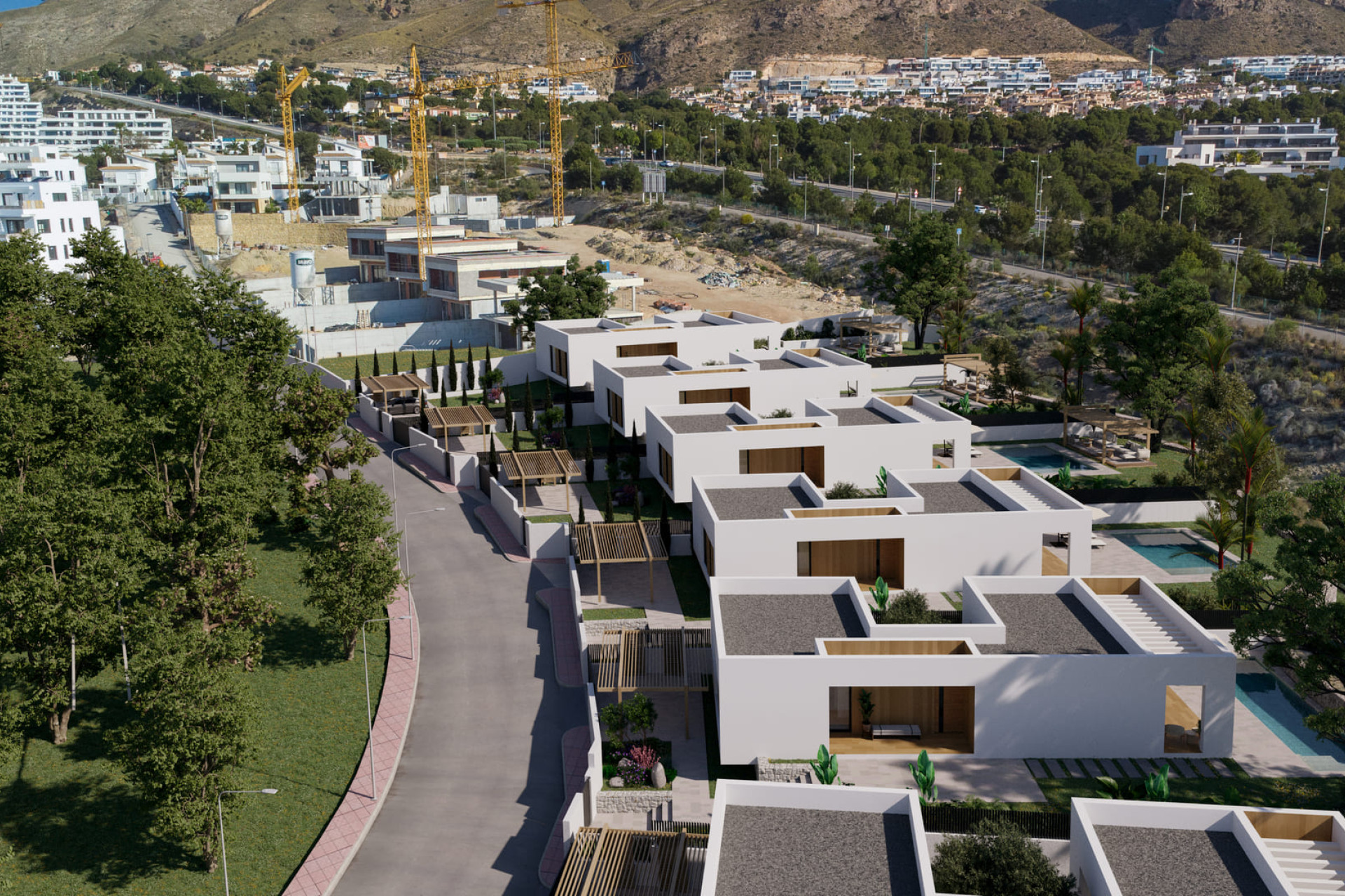 Obra nueva - Adosado -
Finestrat