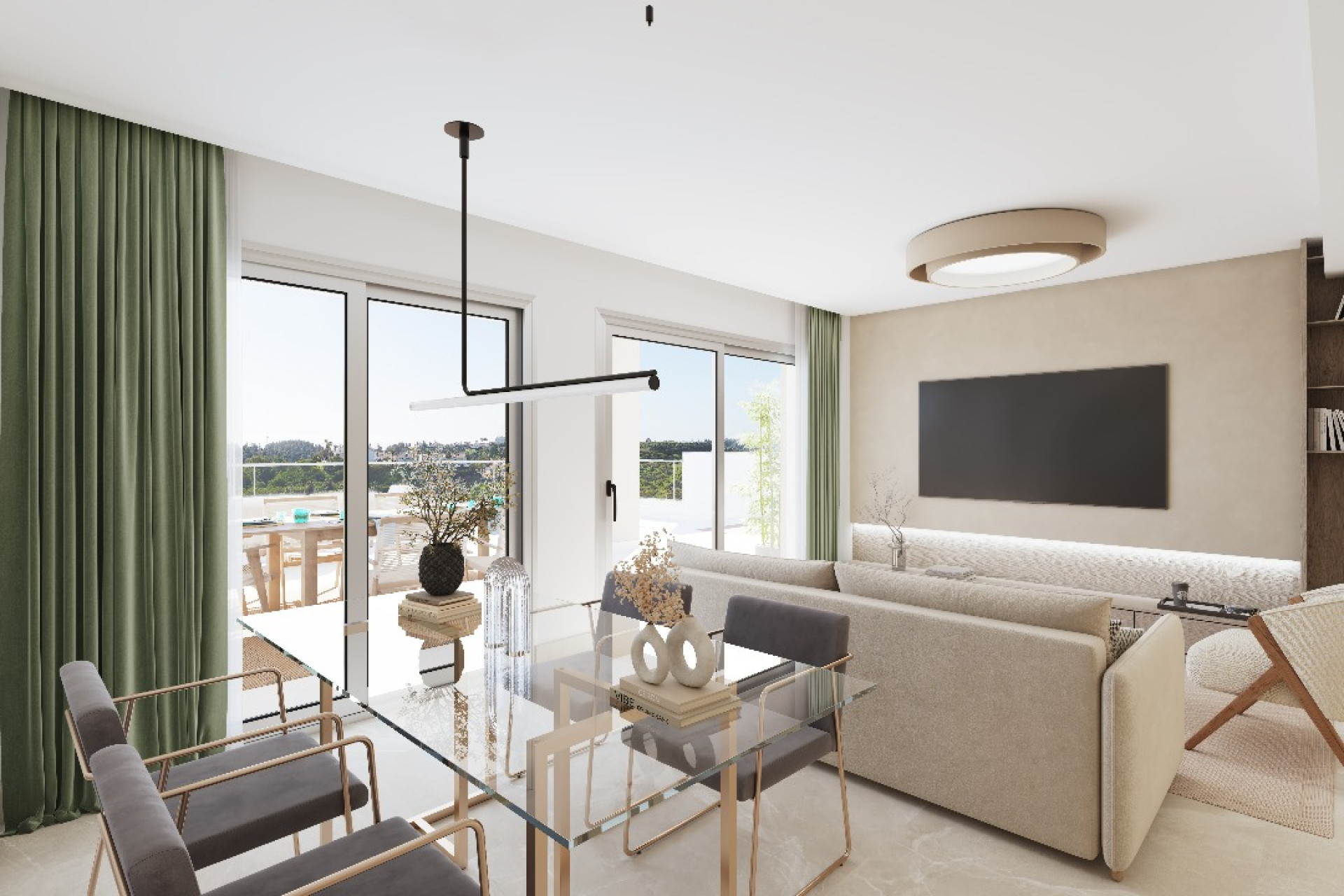 Obra nueva - Apartamento / piso -
Las Lagunas de Mijas