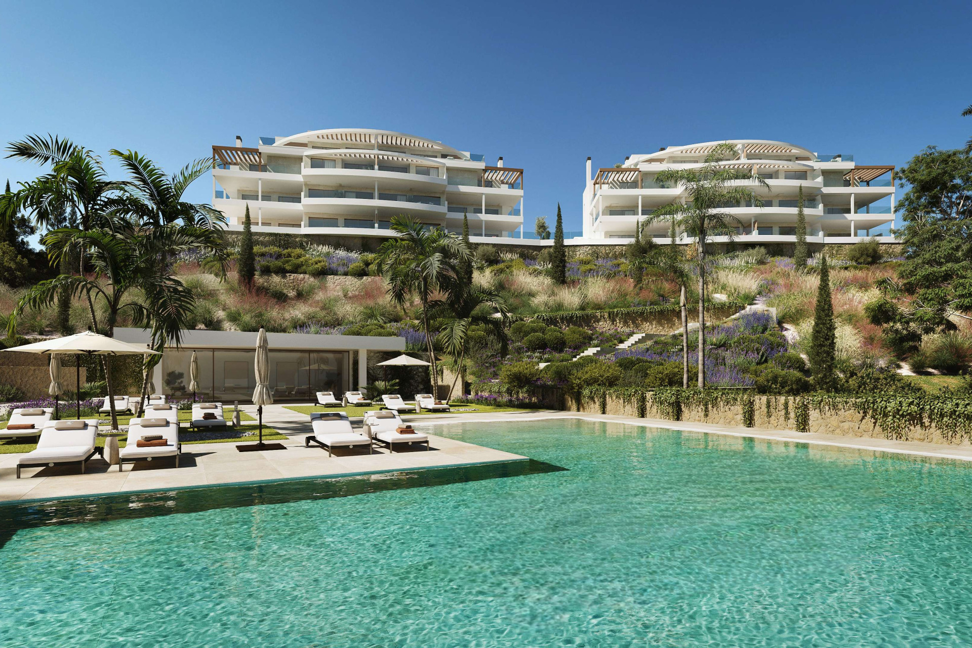 Obra nueva - Apartamento / piso -
Las Lagunas de Mijas