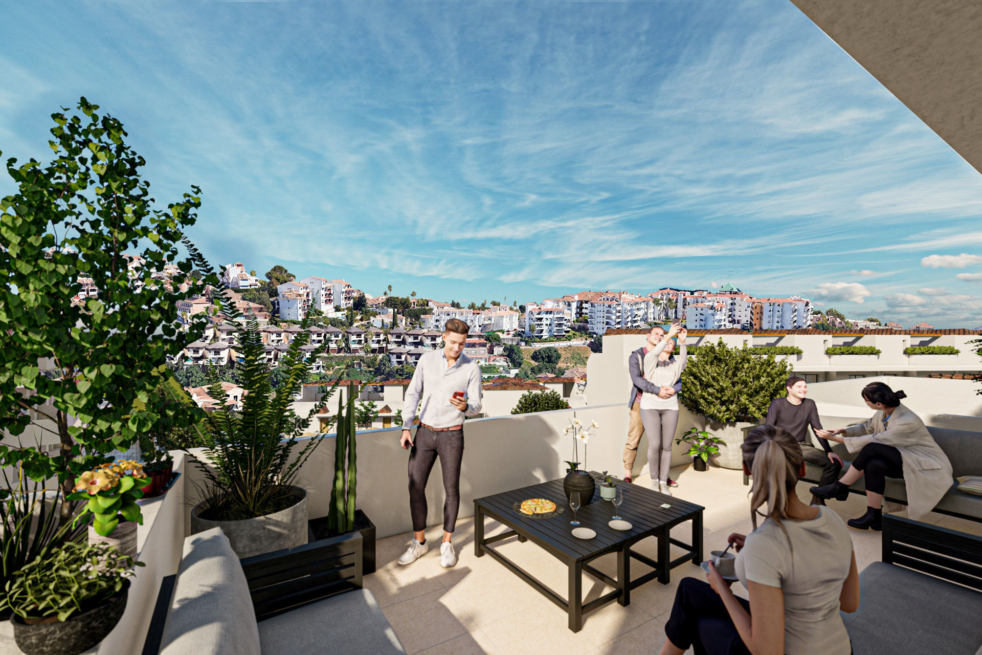 Obra nueva - Apartamento / piso -
Mijas