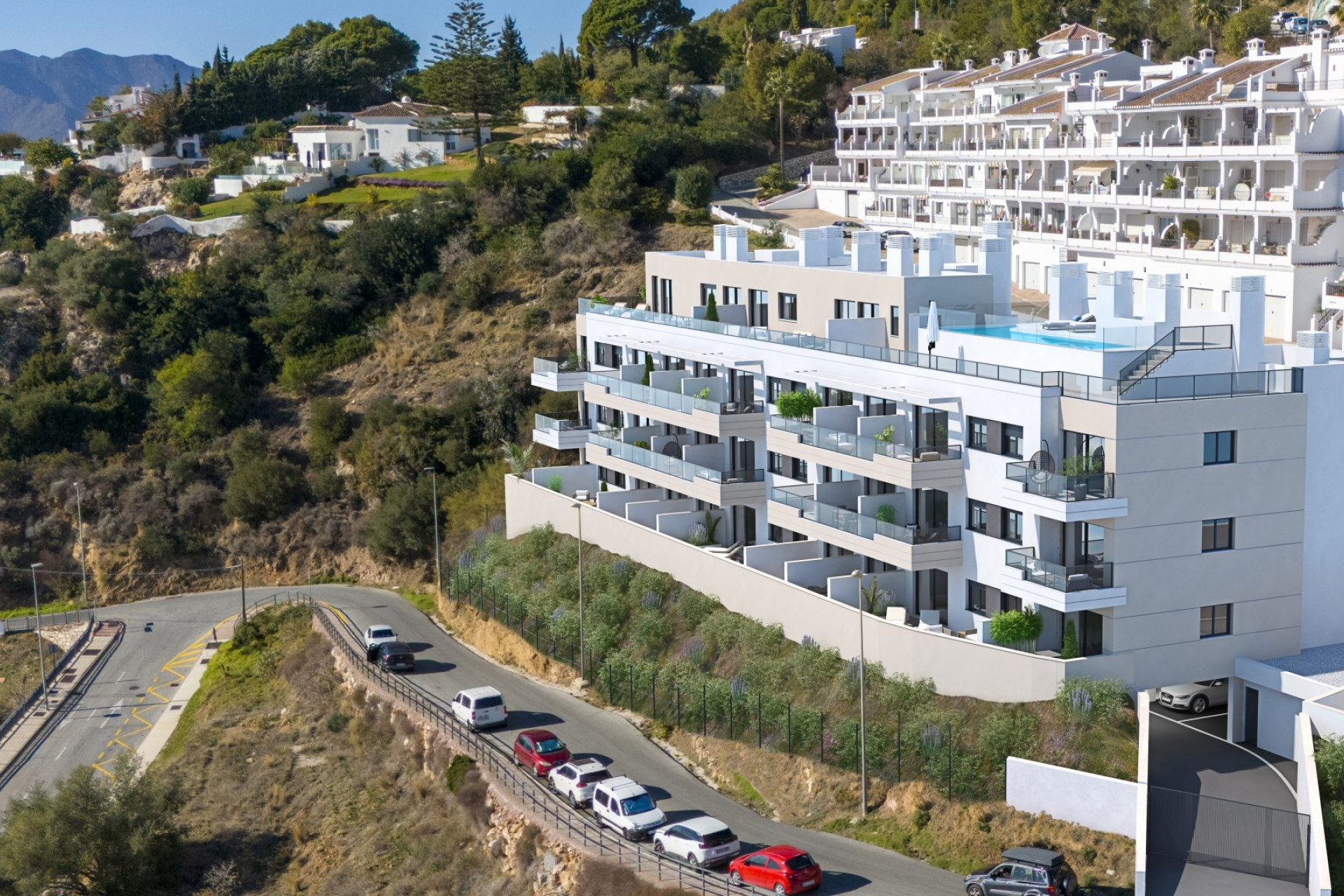 Obra nueva - Apartamento / piso -
Mijas