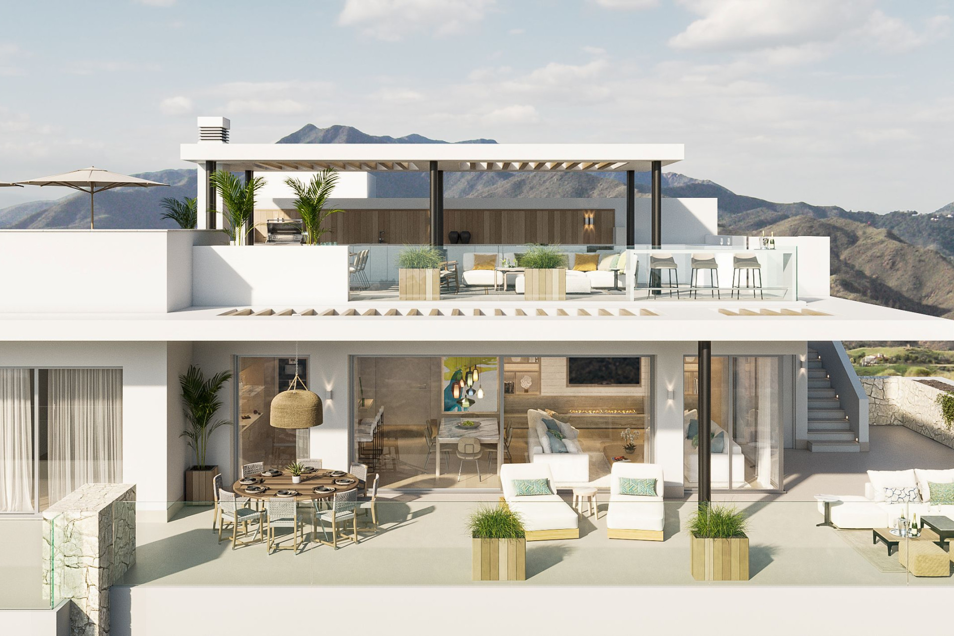 Obra nueva - Apartamento / piso -
Ojén