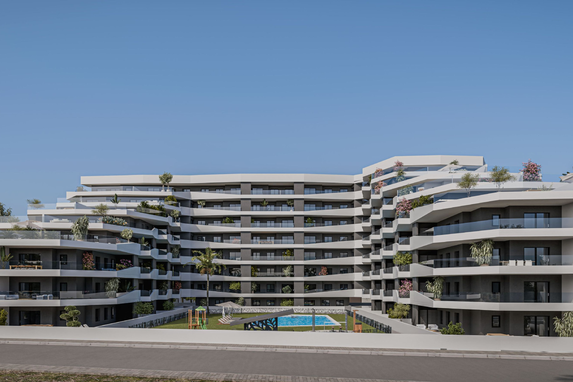 Obra nueva - Apartamento / piso -
San Miguel de Salinas