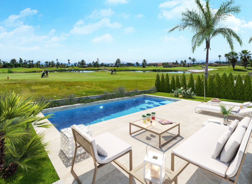 Obra nueva - Villa -
Los Alcázares - Serena Golf