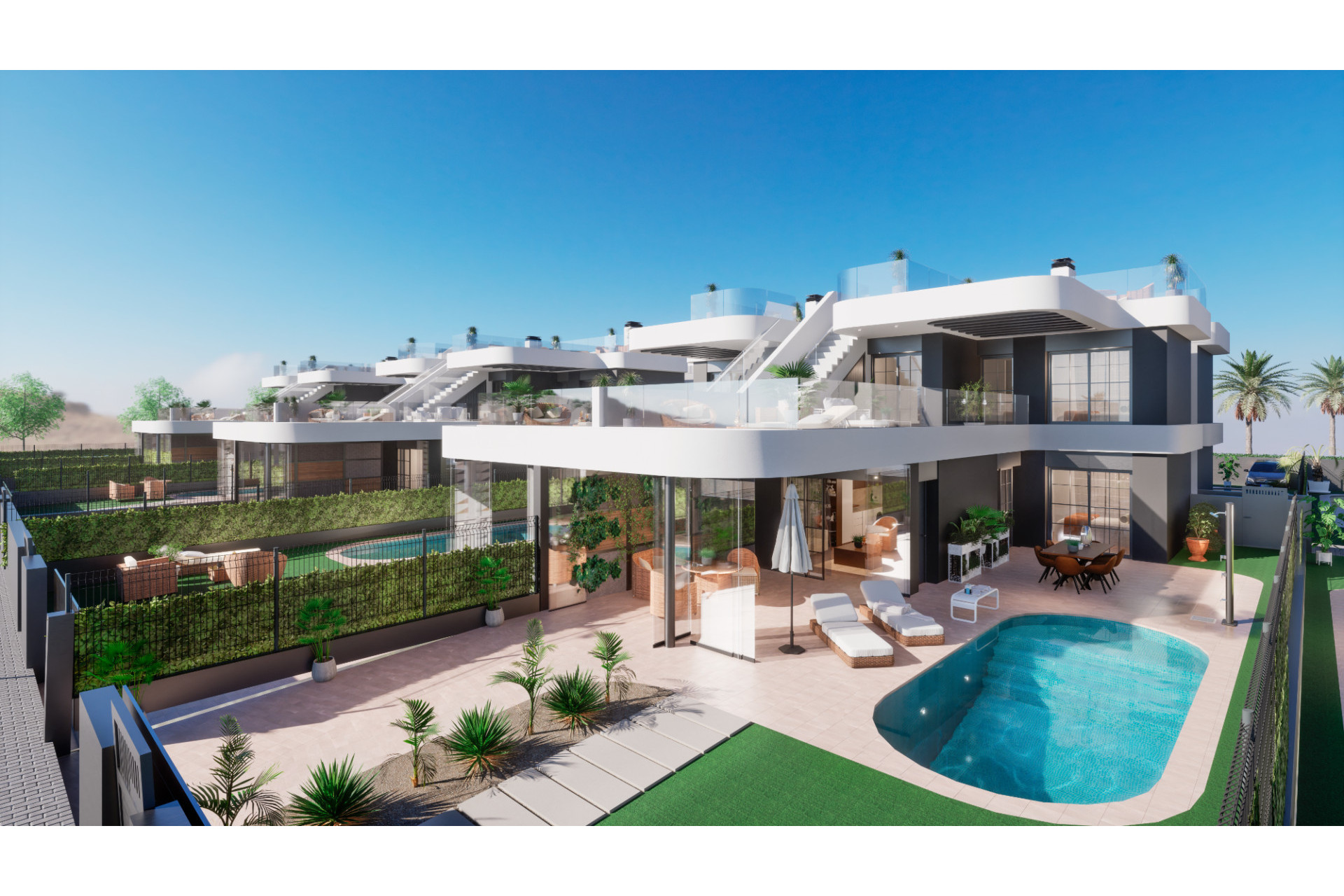 Obra nueva - Villa -
Los Alcázares - Serena Golf