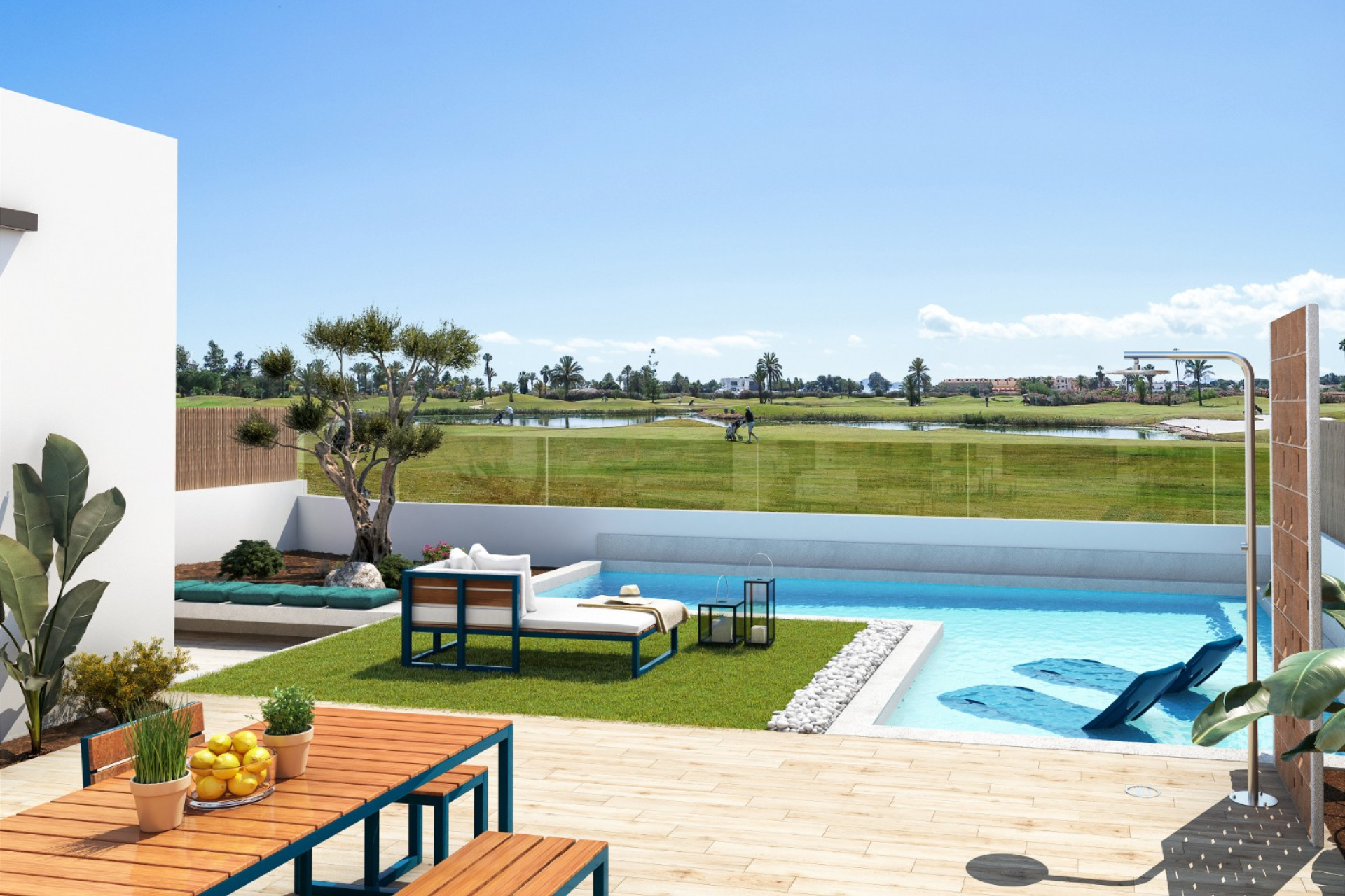 Obra nueva - Villa -
Los Alcázares - Serena Golf