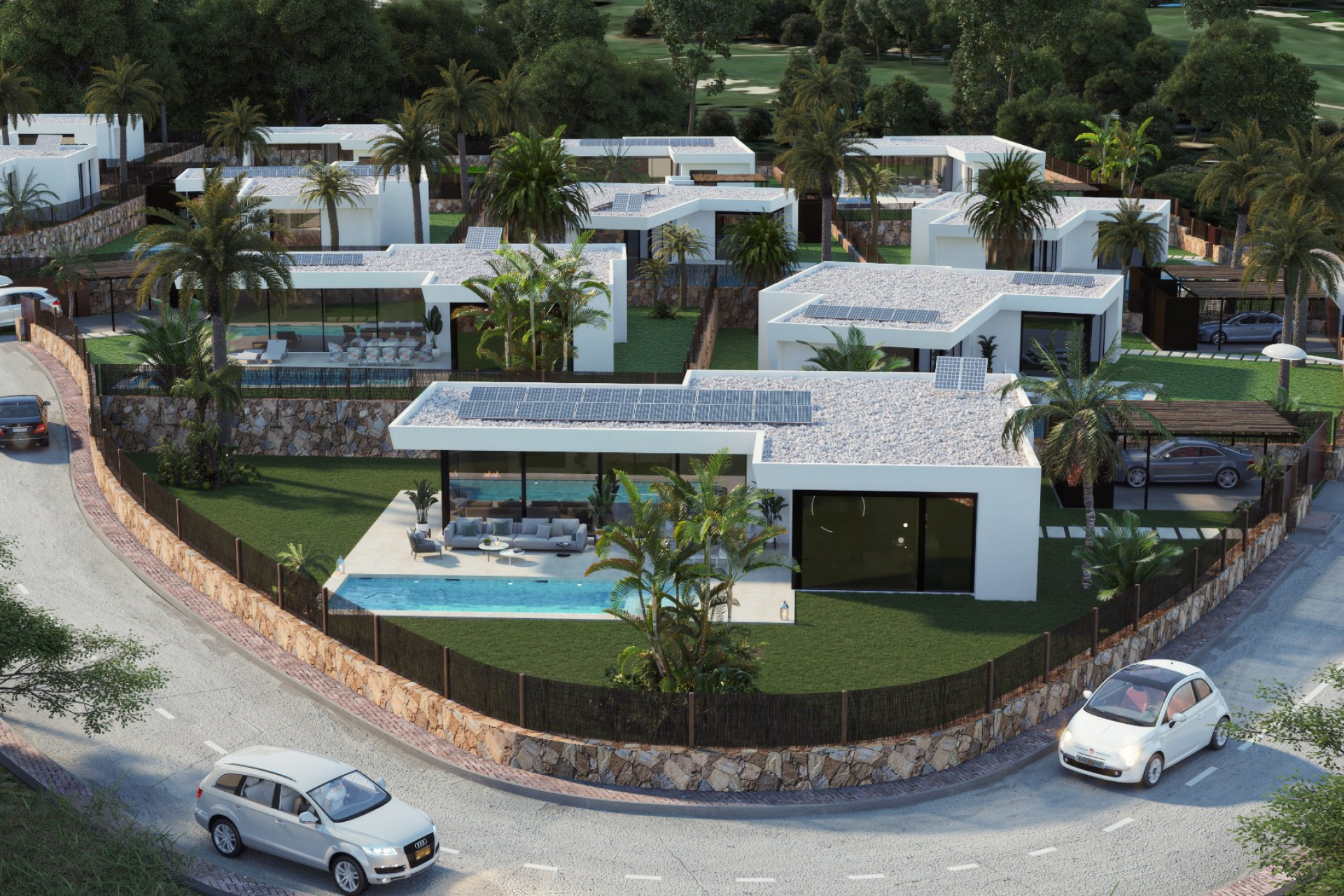 Obra nueva - Villa -
Orihuela Costa - Campos de Golf