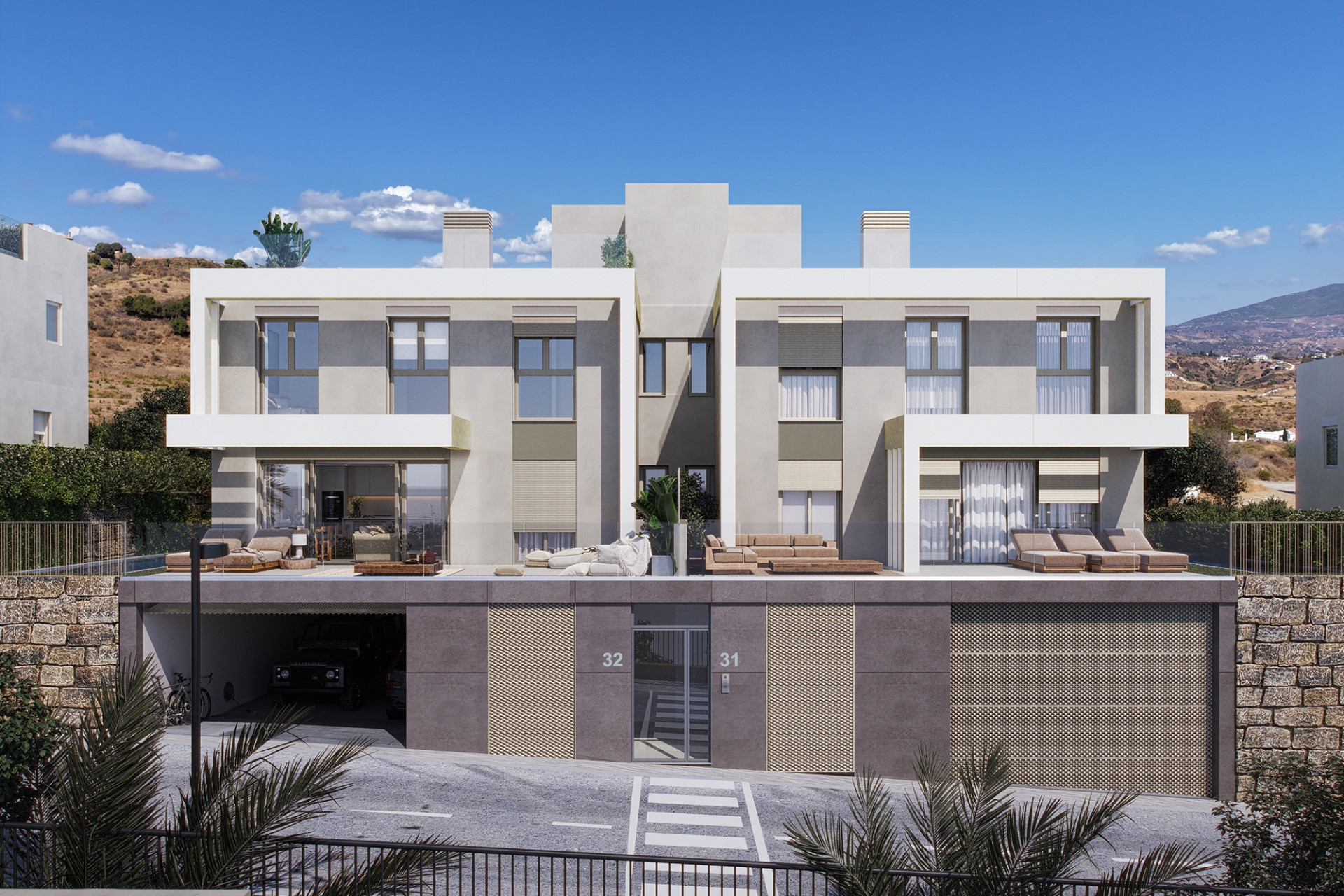 Obra nueva - Villa / Semi pareado -
Mijas