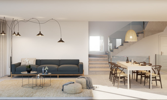 Новое здание - Таунхаус -
Algorfa