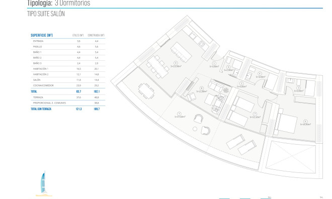 Nybyggnation - Lägenhet / lägenhet -
Benidorm