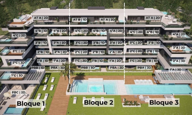 Obra nueva - Apartamento / piso -
Las Lagunas de Mijas