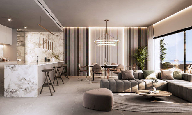 Obra nueva - Apartamento / piso -
Marbella