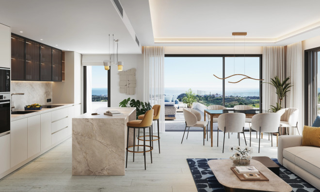 New Build - Apartment / flat -
Las Lagunas de Mijas