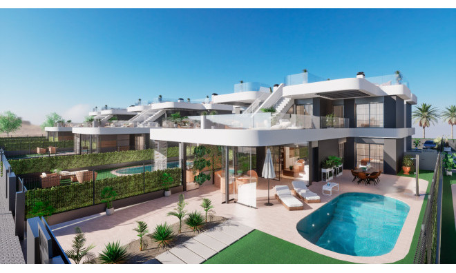 Obra nueva - Villa -
Los Alcázares - Serena Golf